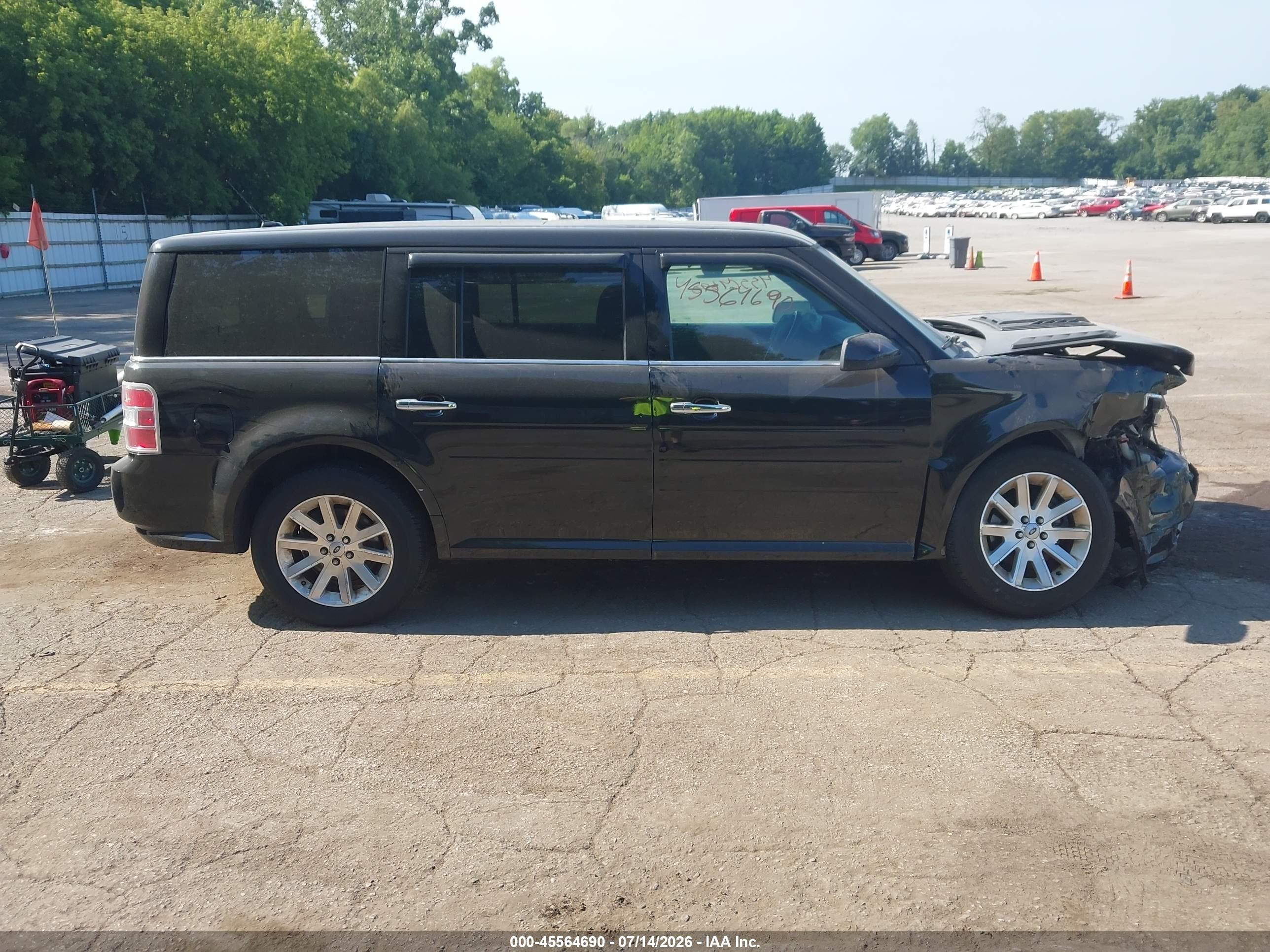 2011 Ford Flex Sel Black vin: 2FMGK5CC2BBD09977