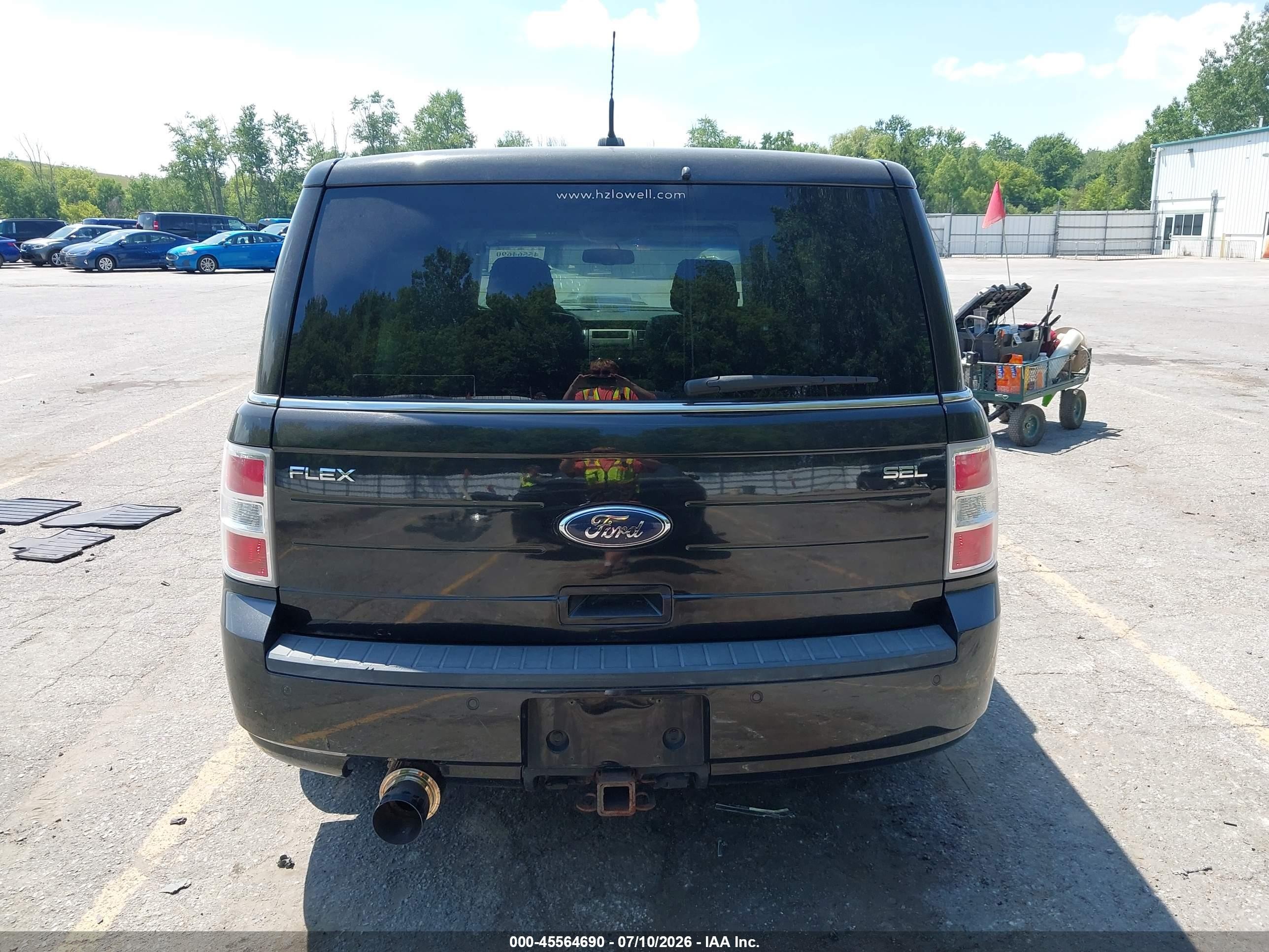 2011 Ford Flex Sel Black vin: 2FMGK5CC2BBD09977