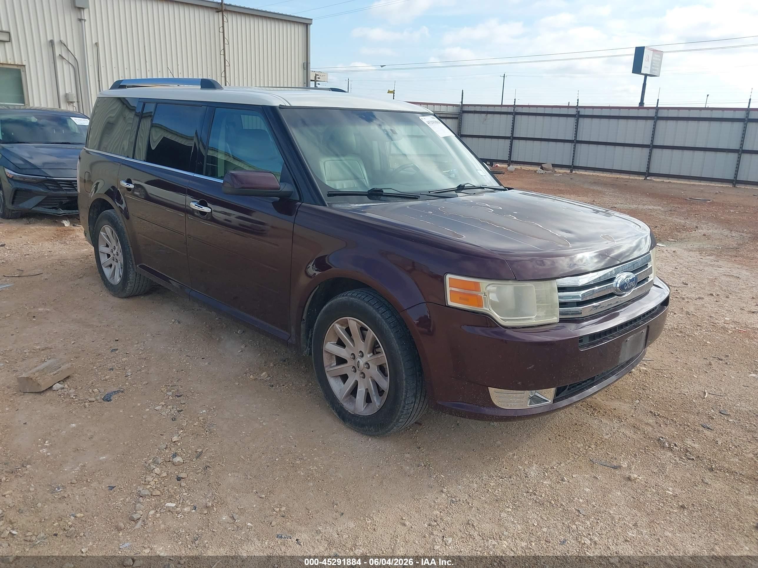 2011 Ford Flex Sel Maroon vin: 2FMGK5CC2BBD11874
