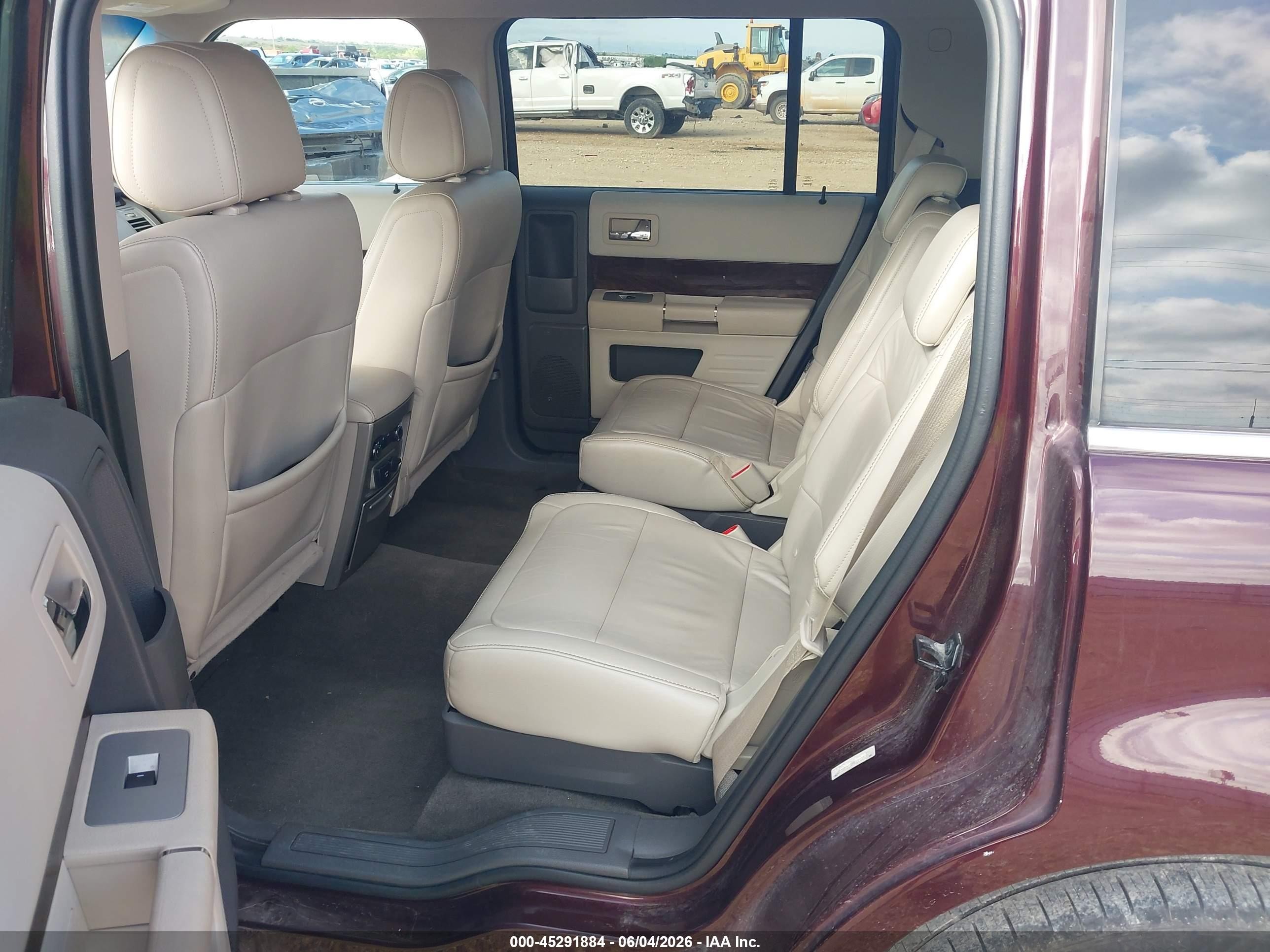 2011 Ford Flex Sel Maroon vin: 2FMGK5CC2BBD11874