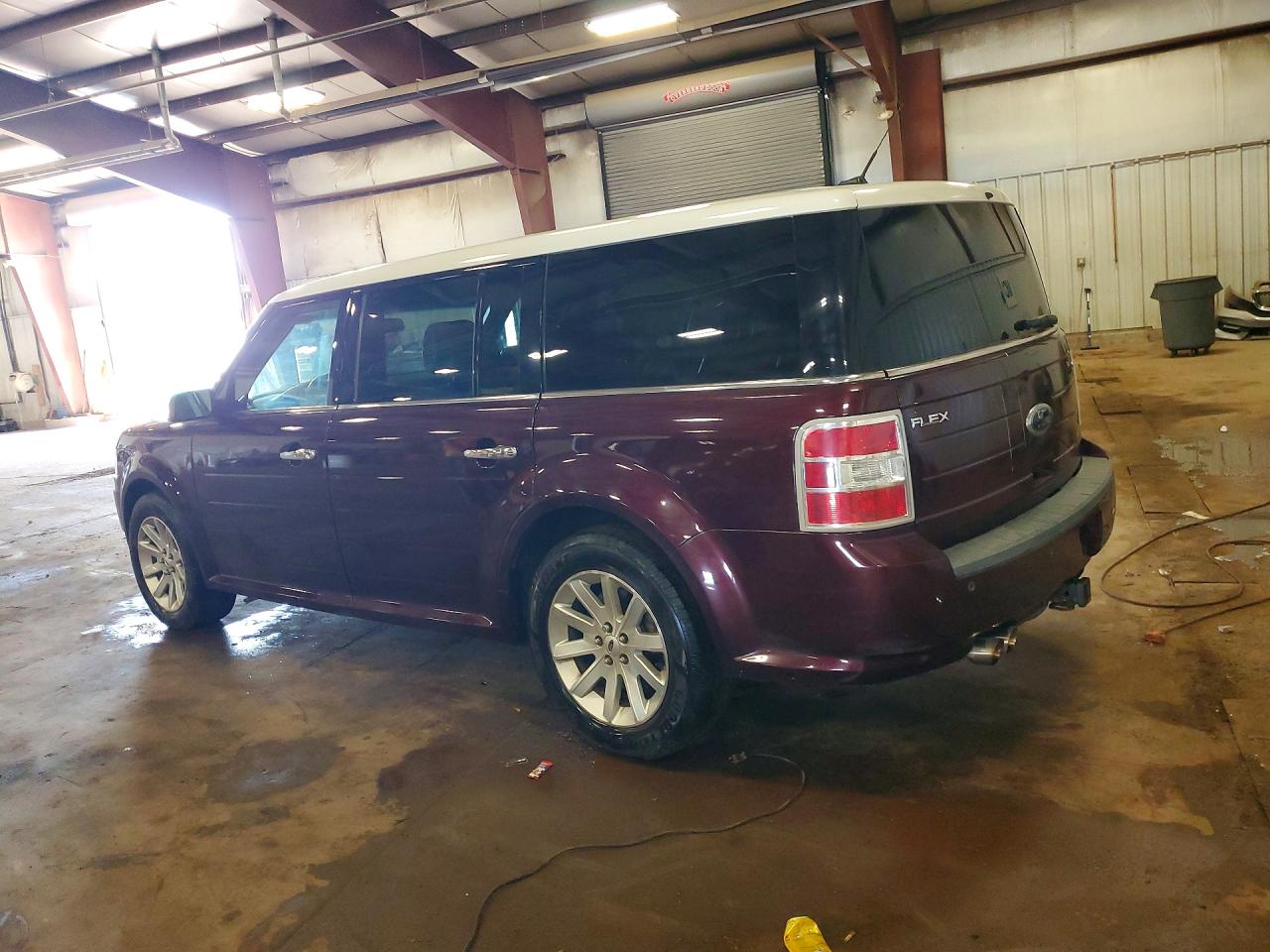 2011 Ford Flex Sel Burgundy vin: 2FMGK5CC2BBD12684