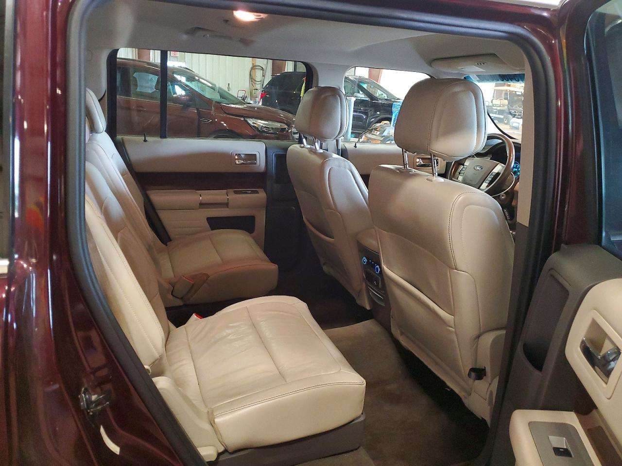 2011 Ford Flex Sel Burgundy vin: 2FMGK5CC2BBD12684