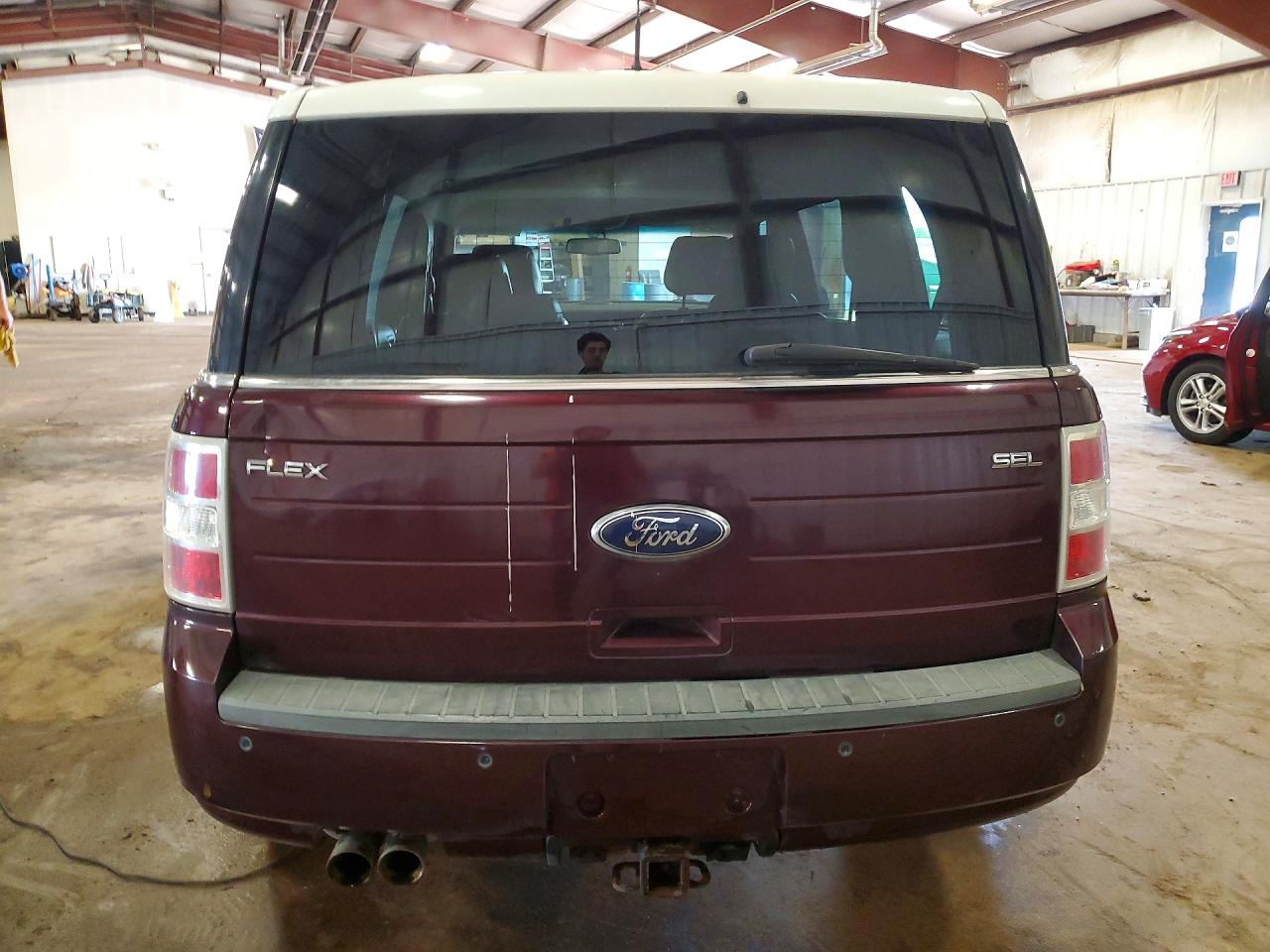 2011 Ford Flex Sel Burgundy vin: 2FMGK5CC2BBD12684