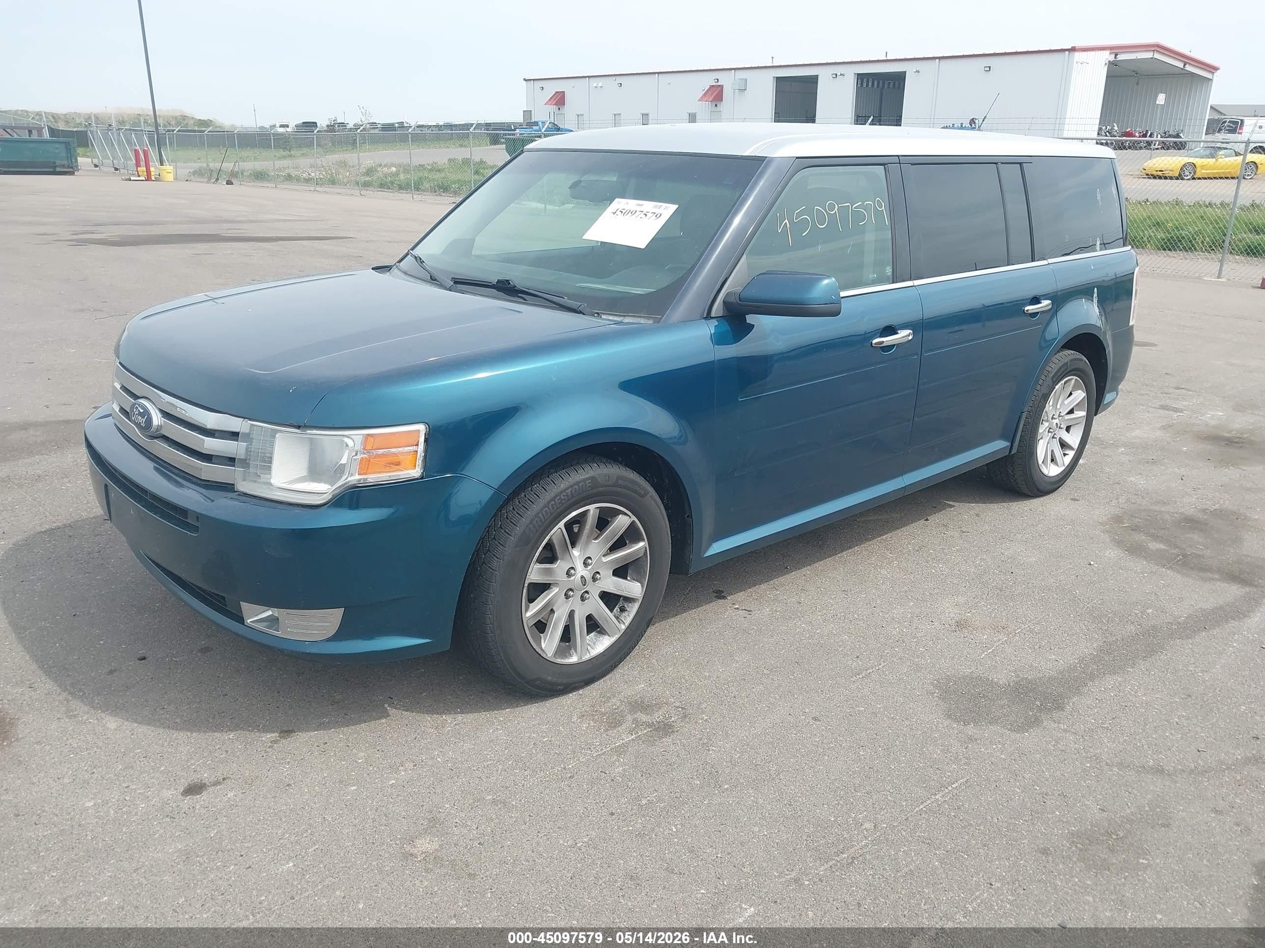 2011 Ford Flex Sel Бирюзовый vin: 2FMGK5CC2BBD19070