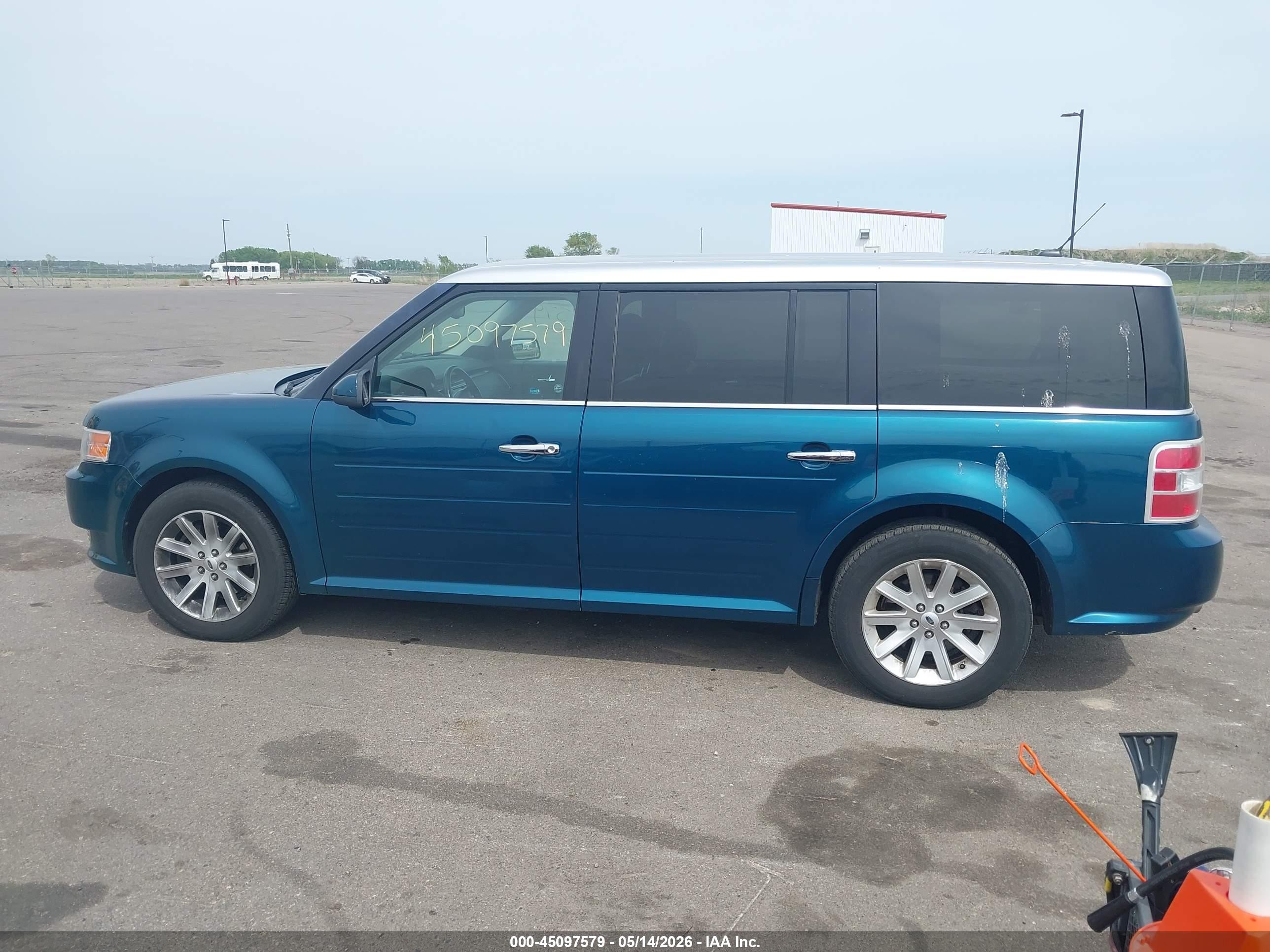 2011 Ford Flex Sel Бирюзовый vin: 2FMGK5CC2BBD19070