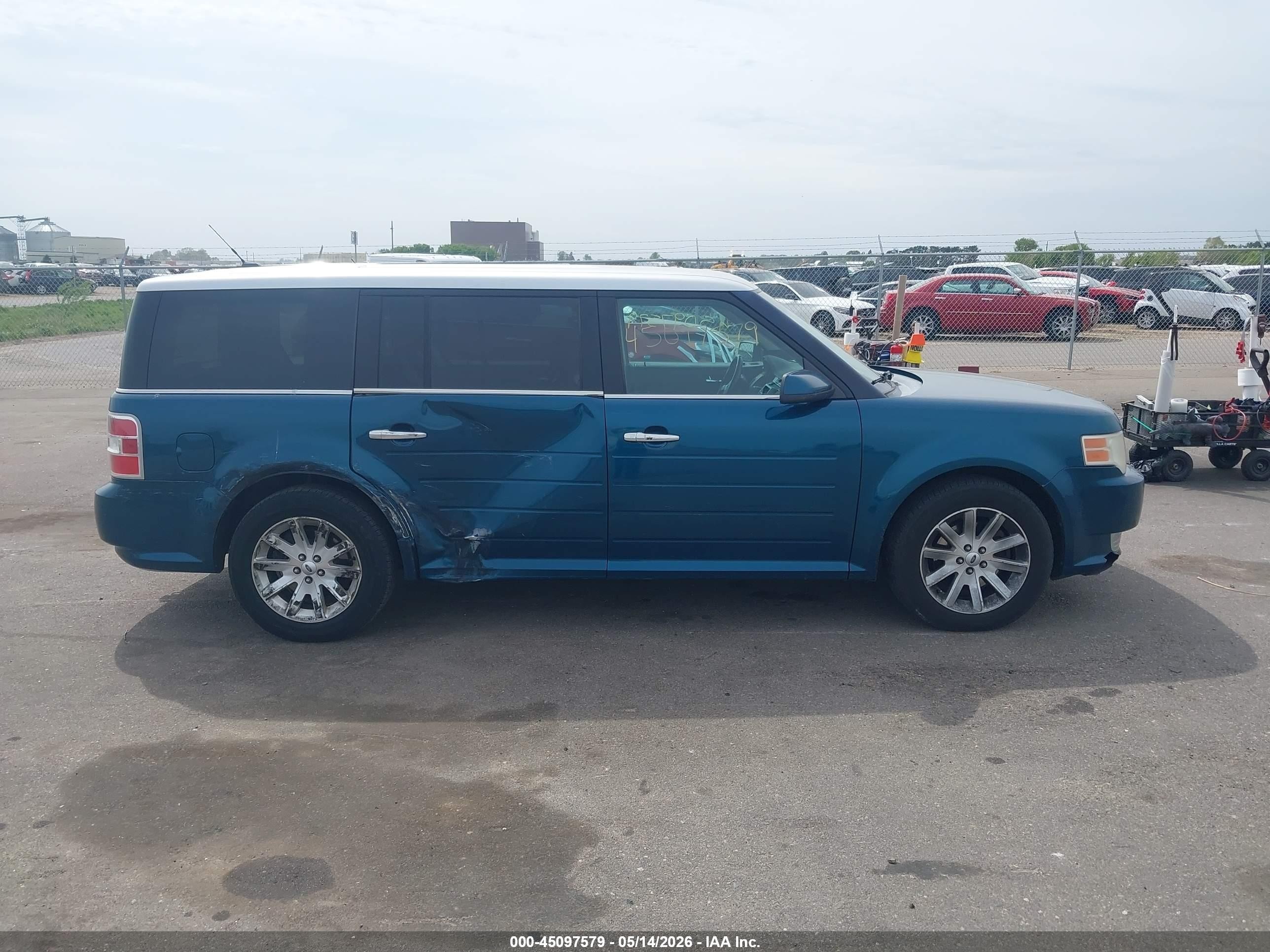 2011 Ford Flex Sel Бирюзовый vin: 2FMGK5CC2BBD19070