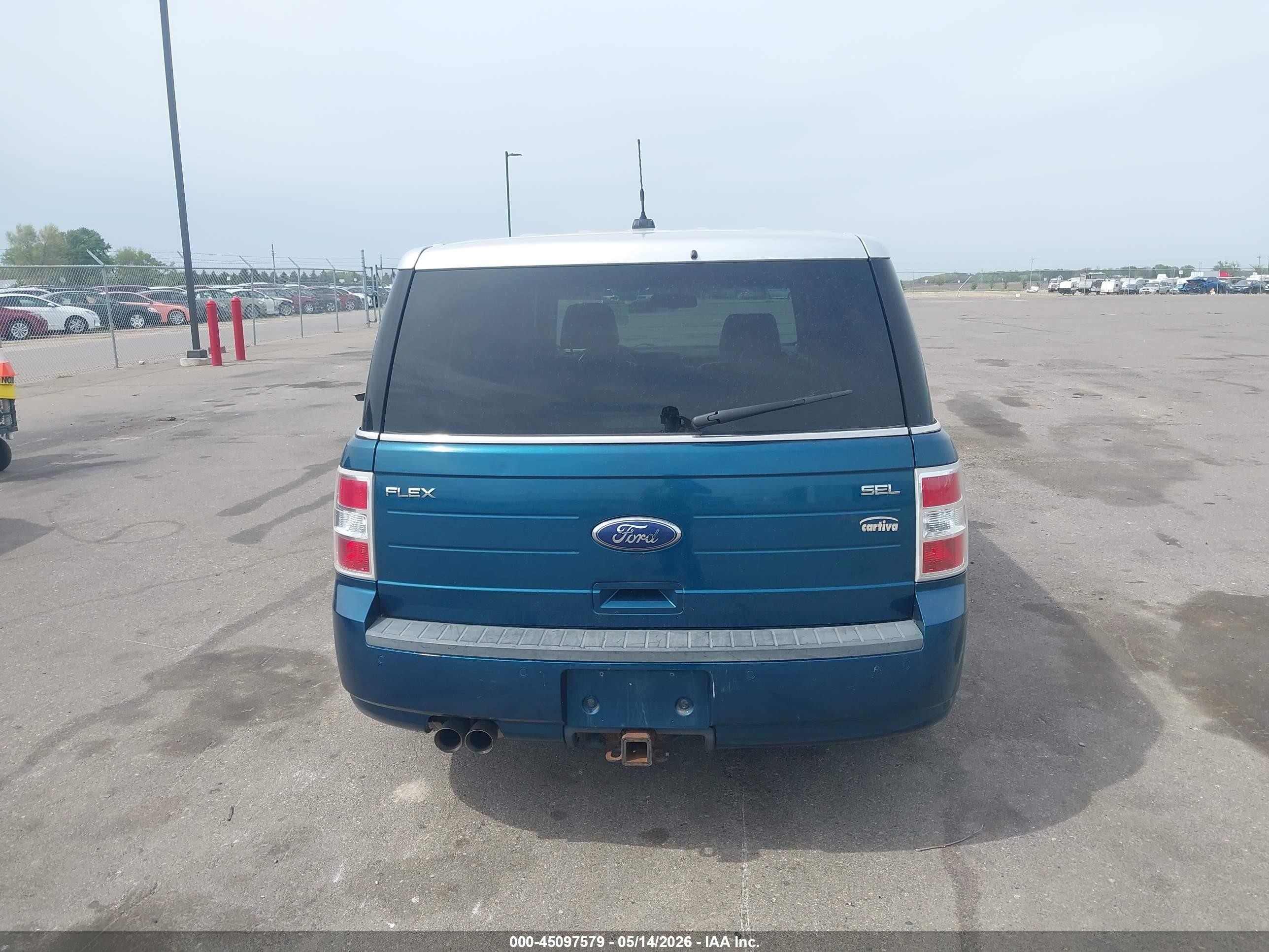 2011 Ford Flex Sel Бирюзовый vin: 2FMGK5CC2BBD19070