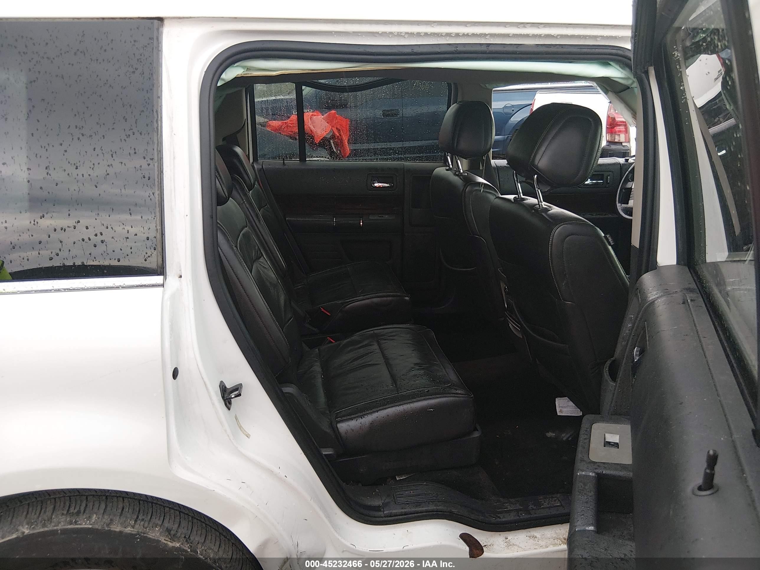 2011 Ford Flex Sel White vin: 2FMGK5CC2BBD31512