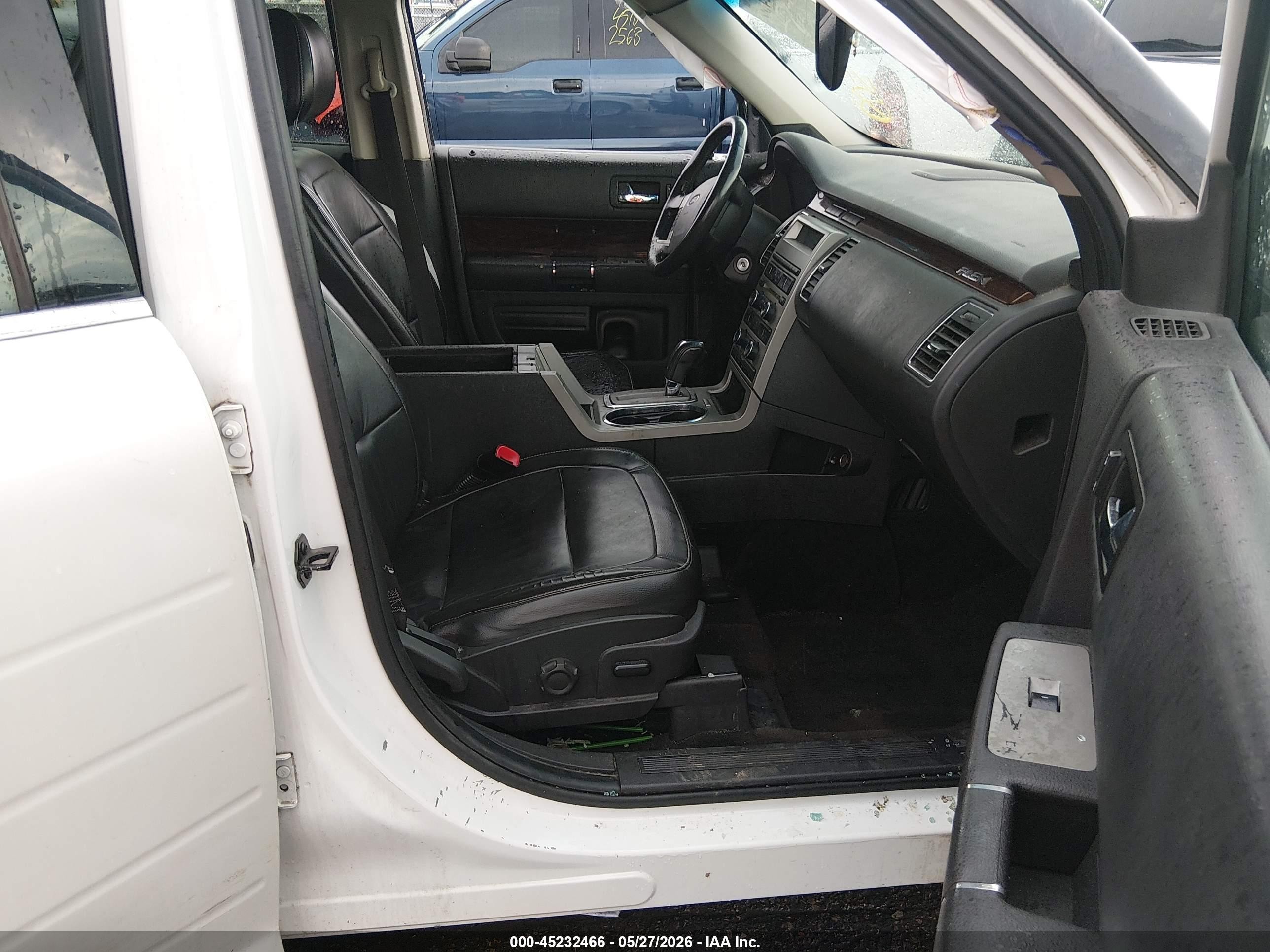 2011 Ford Flex Sel White vin: 2FMGK5CC2BBD31512
