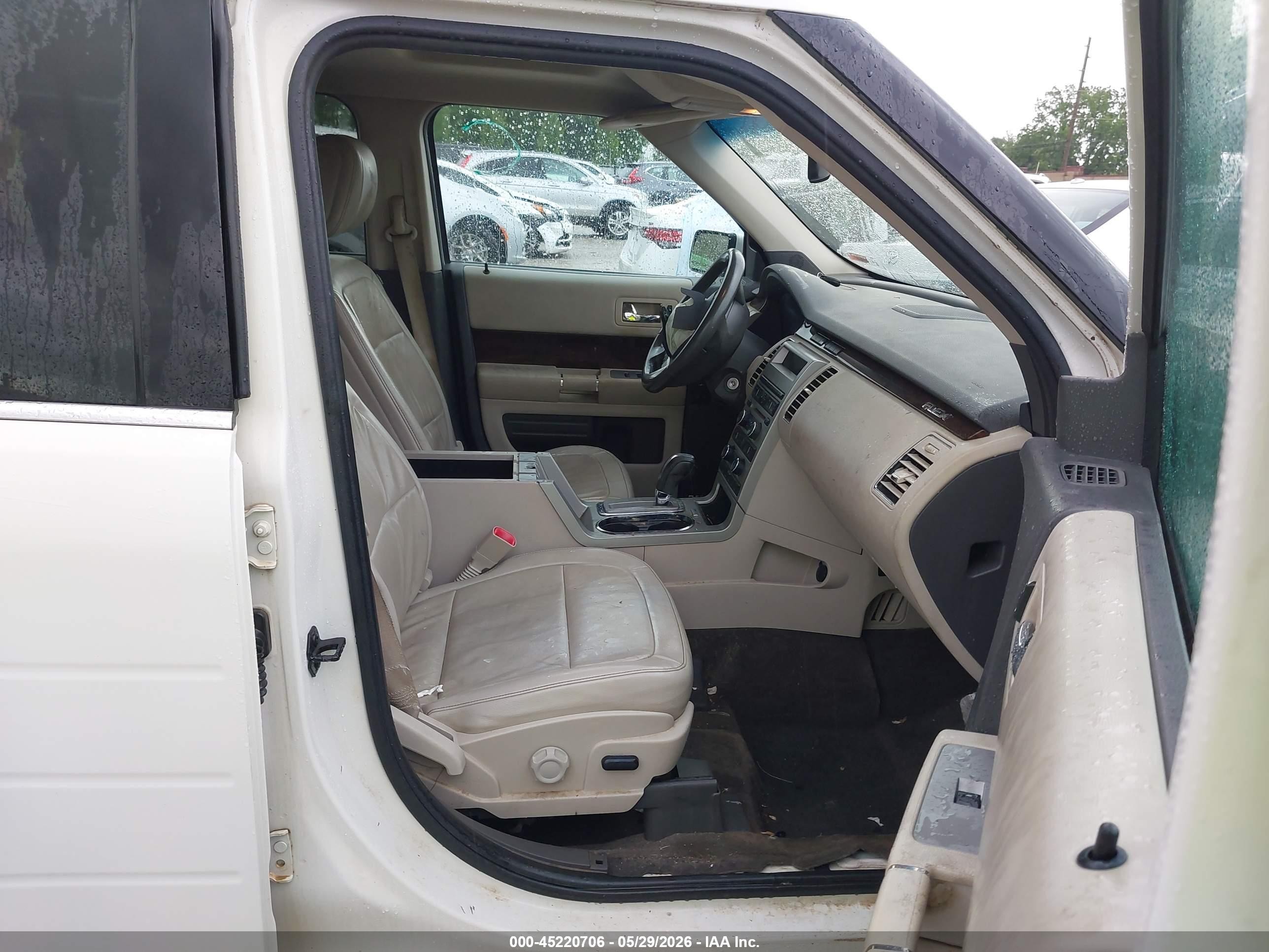 2012 Ford Flex Sel White vin: 2FMGK5CC2CBD02304