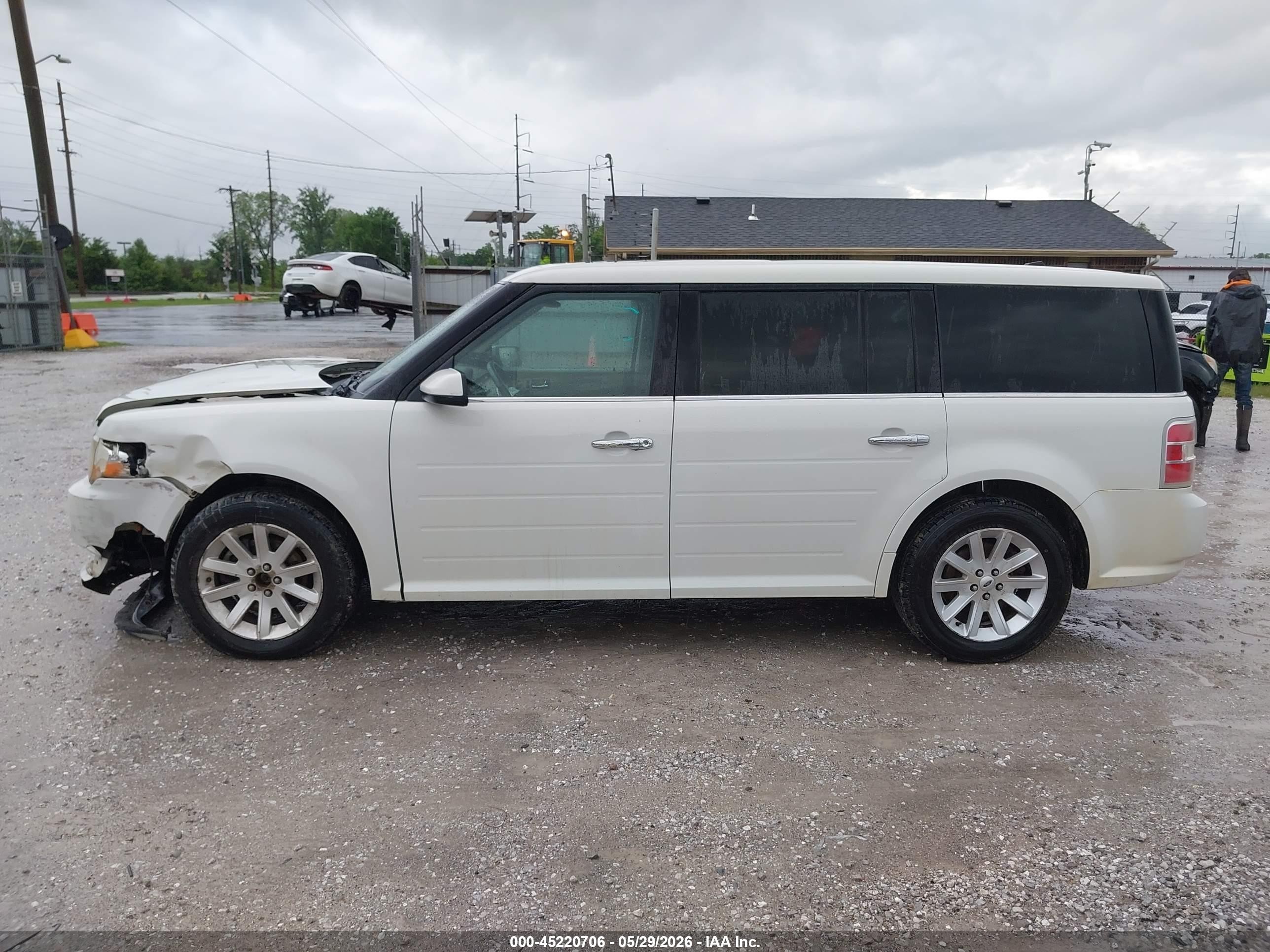 2012 Ford Flex Sel White vin: 2FMGK5CC2CBD02304