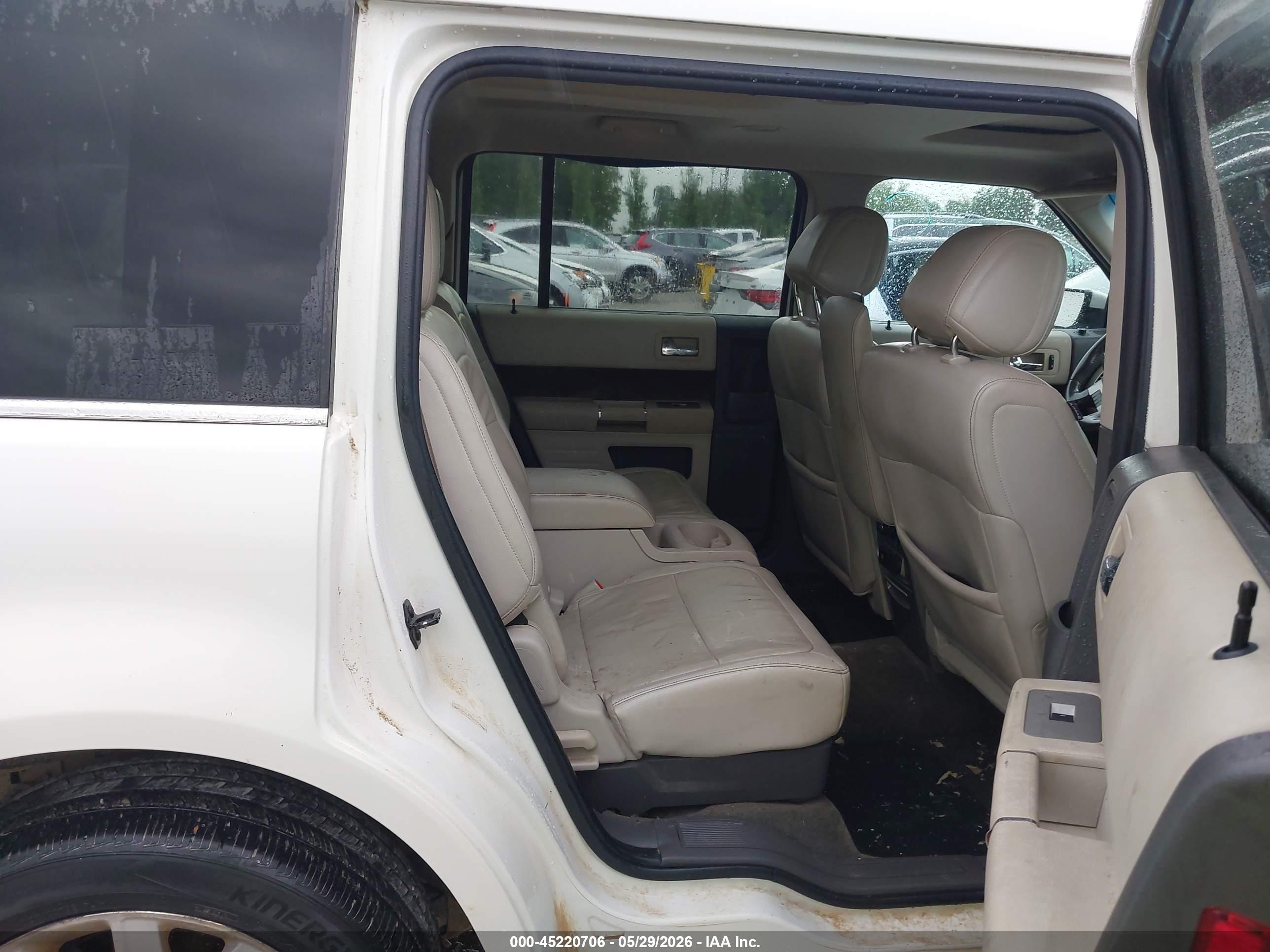 2012 Ford Flex Sel White vin: 2FMGK5CC2CBD02304