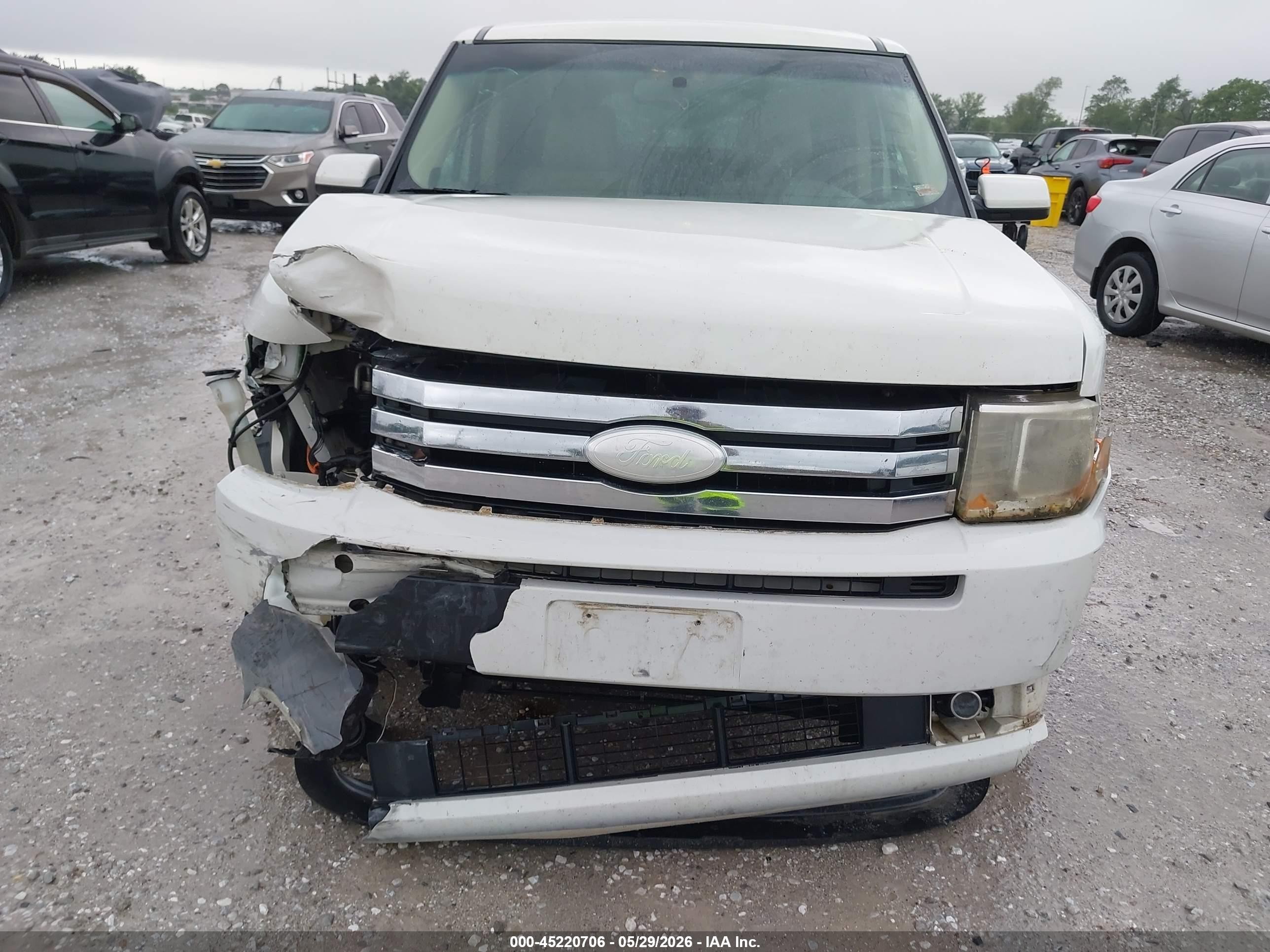 2012 Ford Flex Sel White vin: 2FMGK5CC2CBD02304