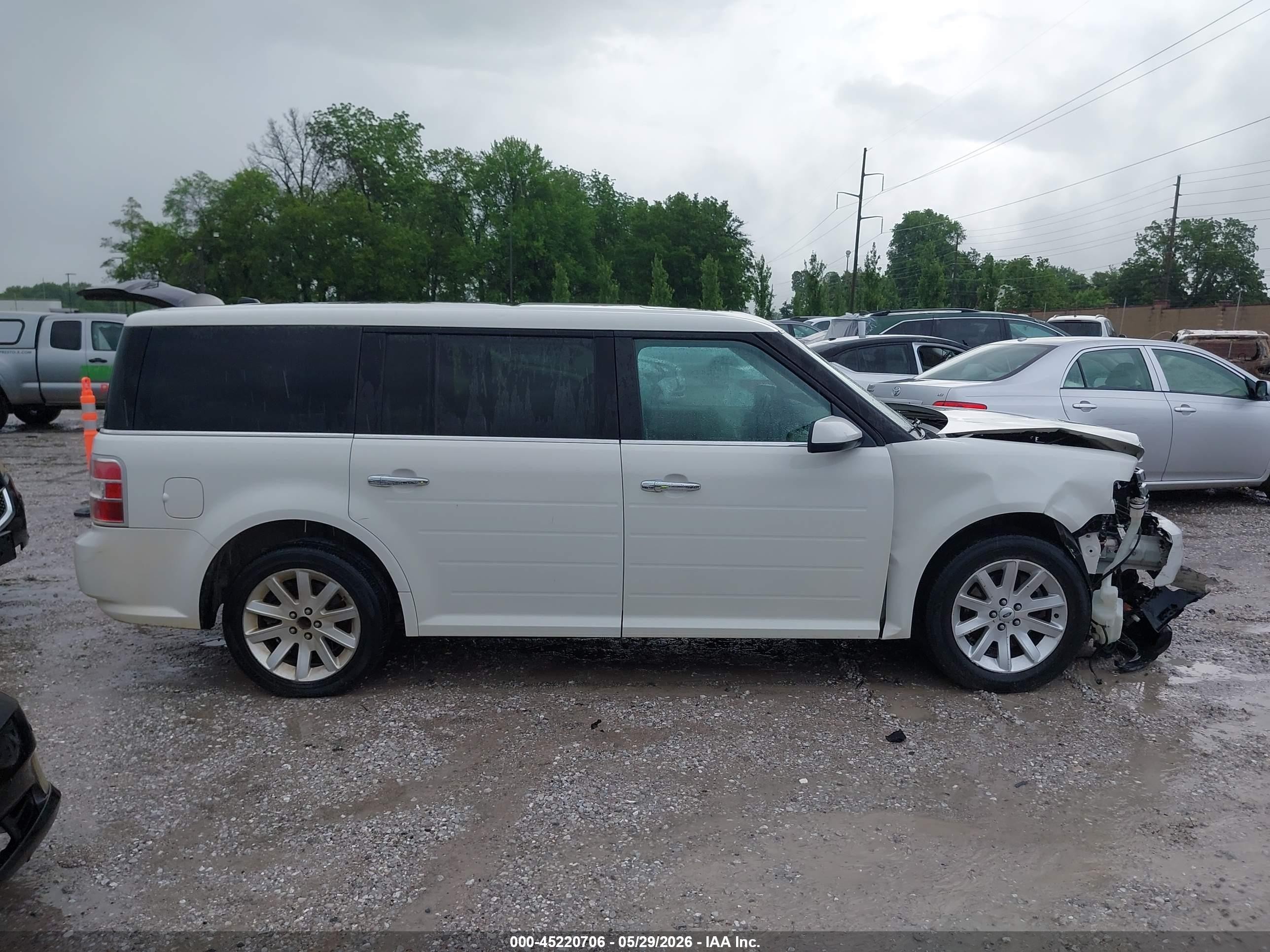 2012 Ford Flex Sel White vin: 2FMGK5CC2CBD02304