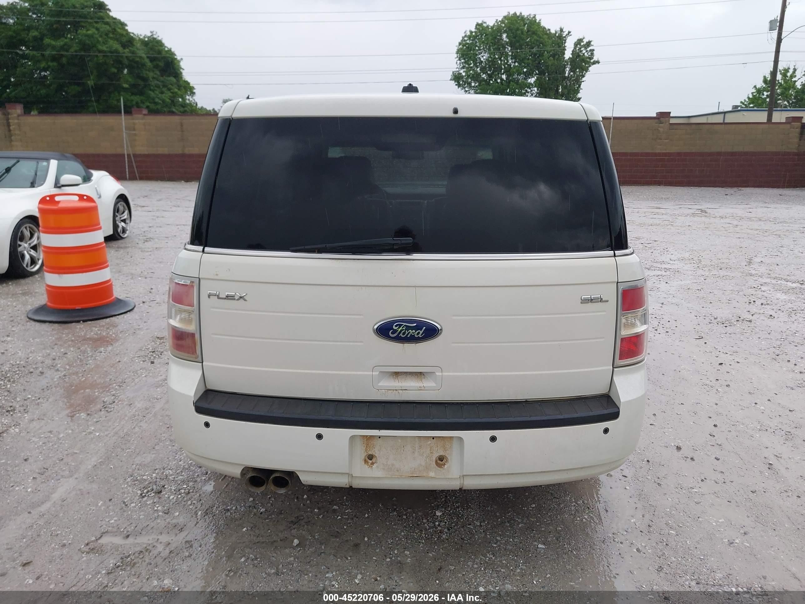 2012 Ford Flex Sel White vin: 2FMGK5CC2CBD02304
