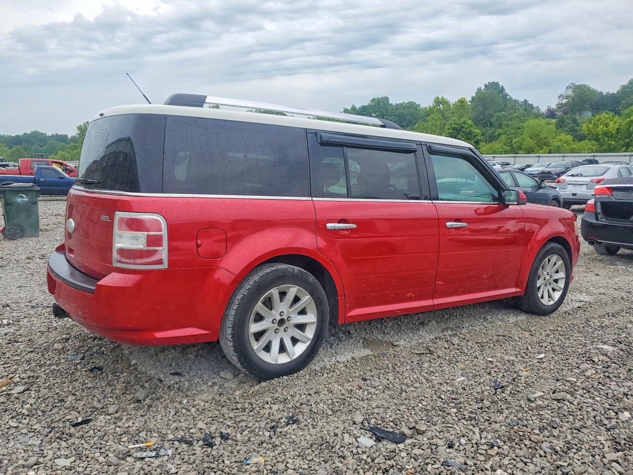 2012 Ford Flex Sel Red vin: 2FMGK5CC2CBD07292