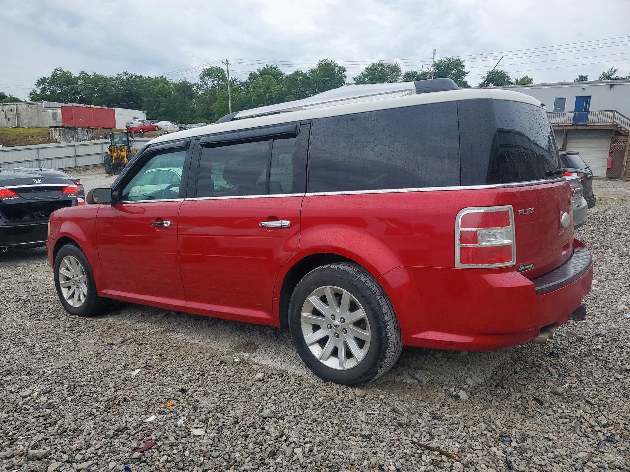 2012 Ford Flex Sel Red vin: 2FMGK5CC2CBD07292