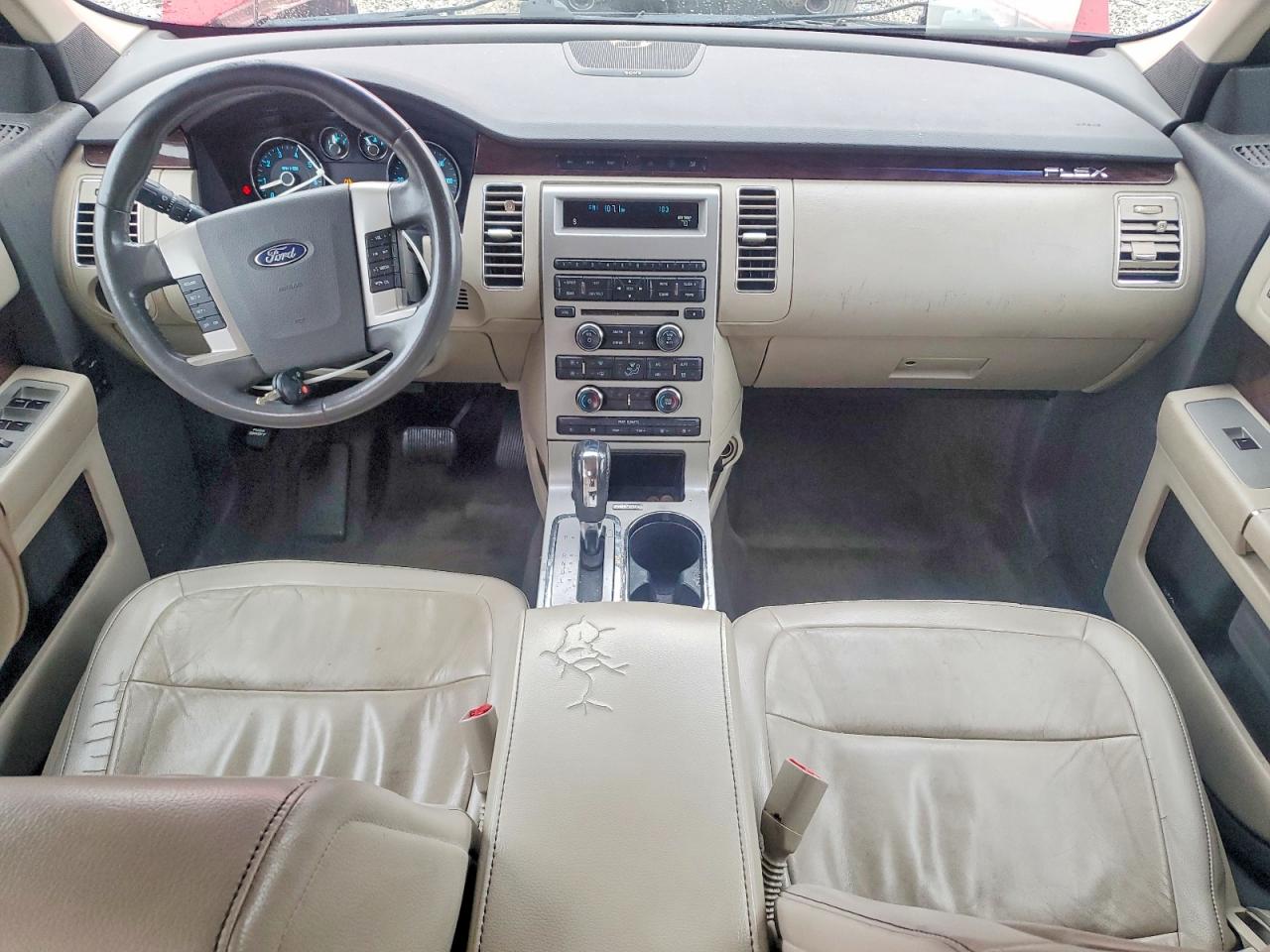 2012 Ford Flex Sel Red vin: 2FMGK5CC2CBD07292