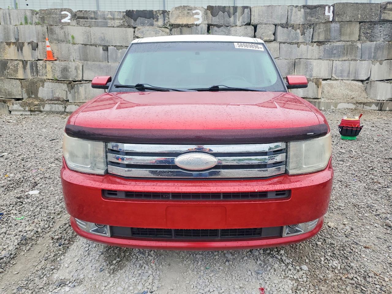 2012 Ford Flex Sel Red vin: 2FMGK5CC2CBD07292