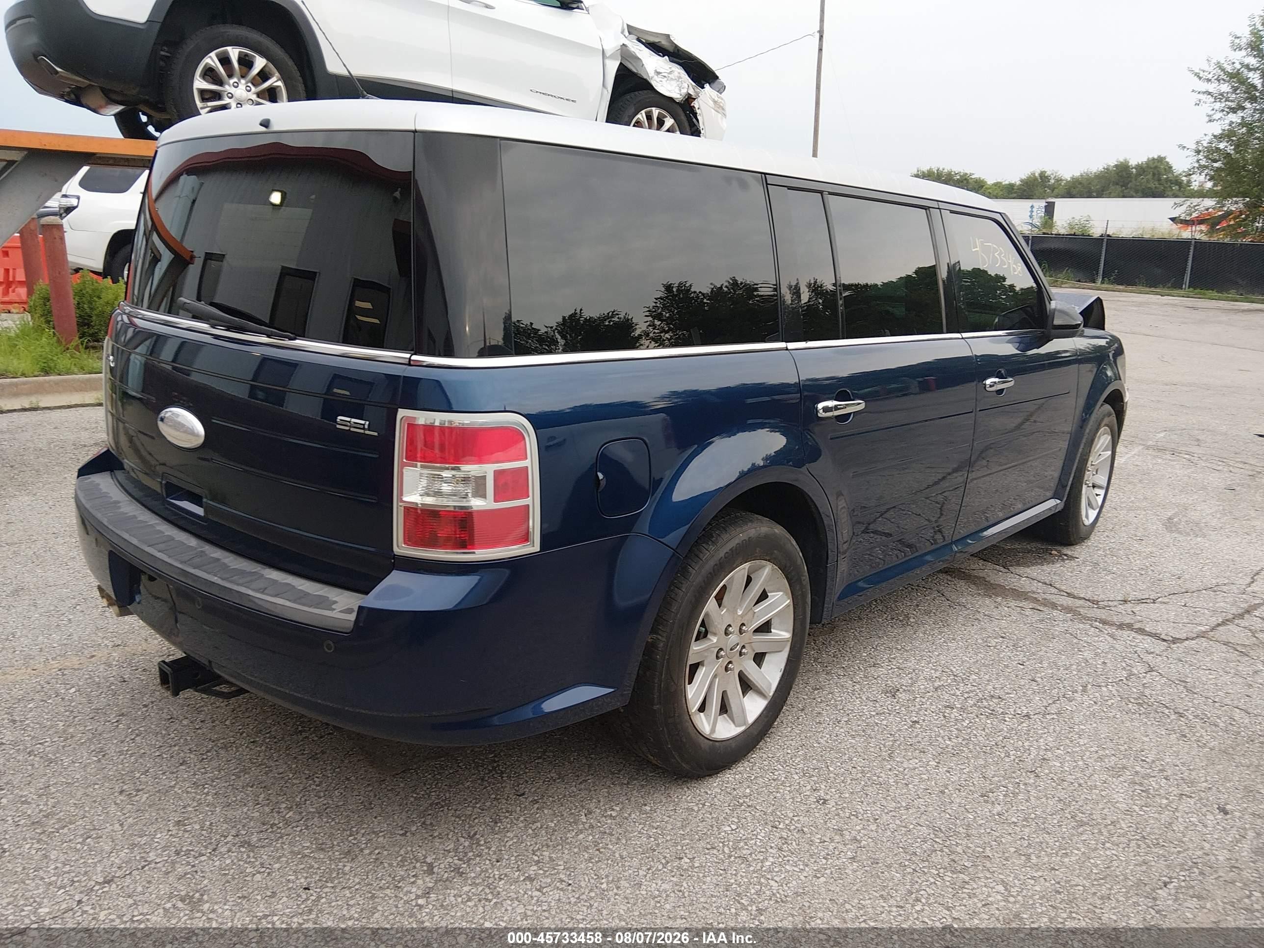 2012 Ford Flex Sel Blue vin: 2FMGK5CC2CBD08748