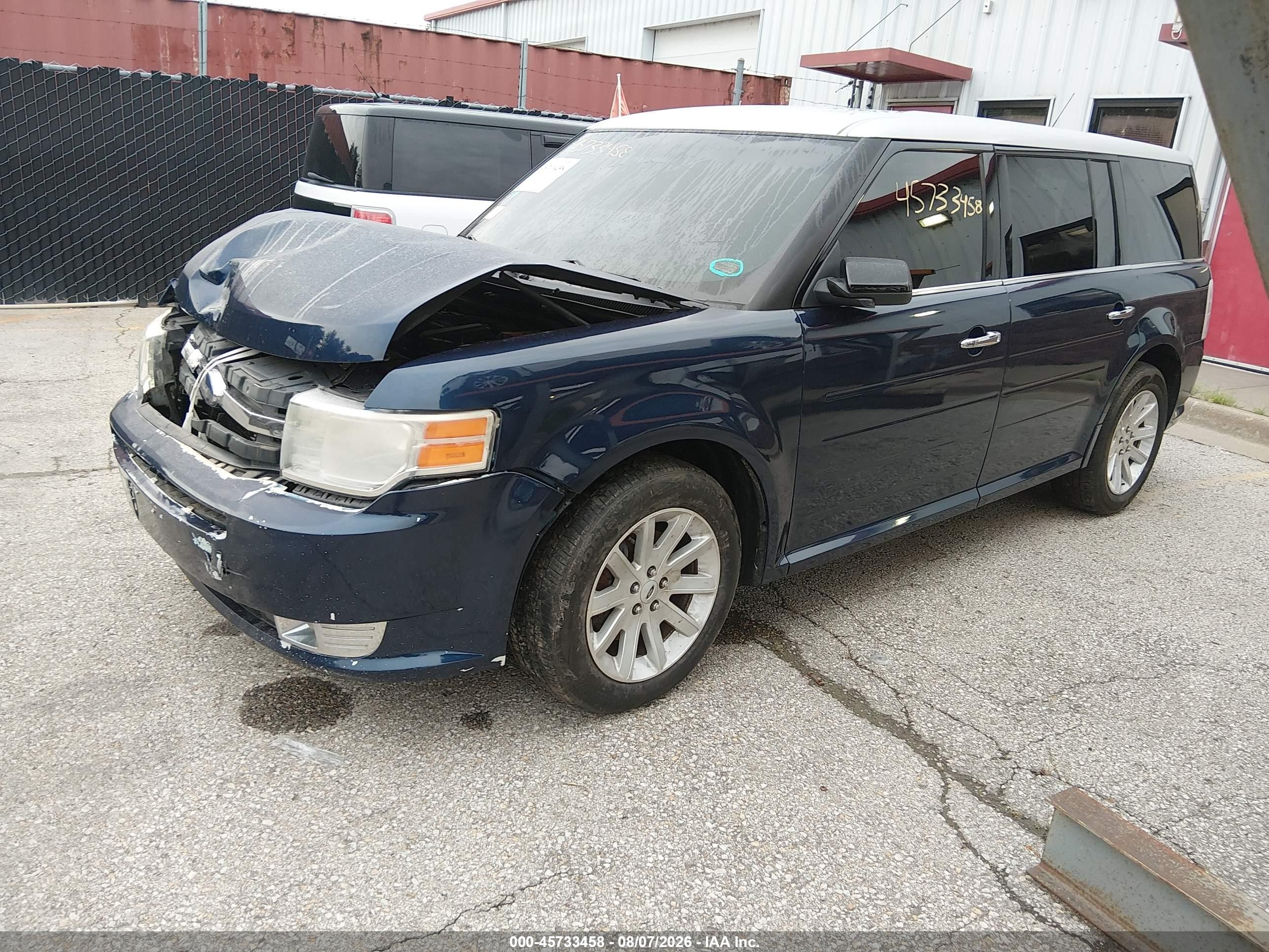 2012 Ford Flex Sel Blue vin: 2FMGK5CC2CBD08748