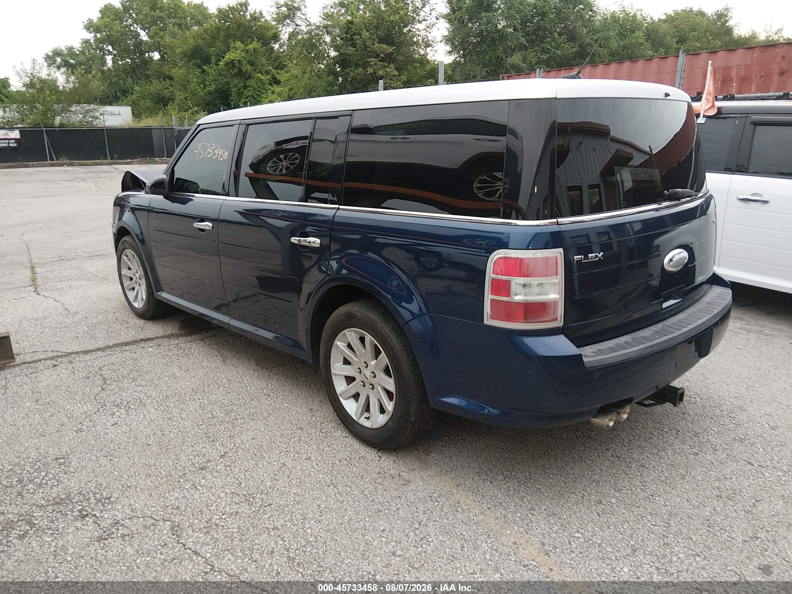 2012 Ford Flex Sel Blue vin: 2FMGK5CC2CBD08748