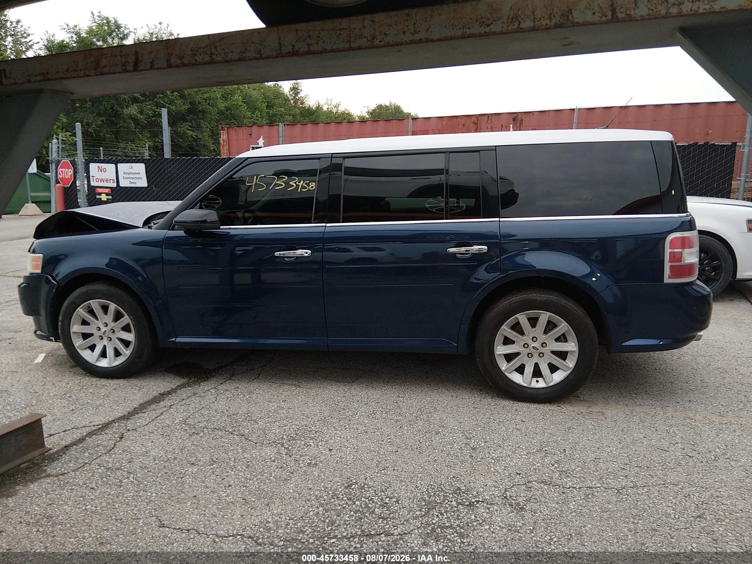 2012 Ford Flex Sel Blue vin: 2FMGK5CC2CBD08748