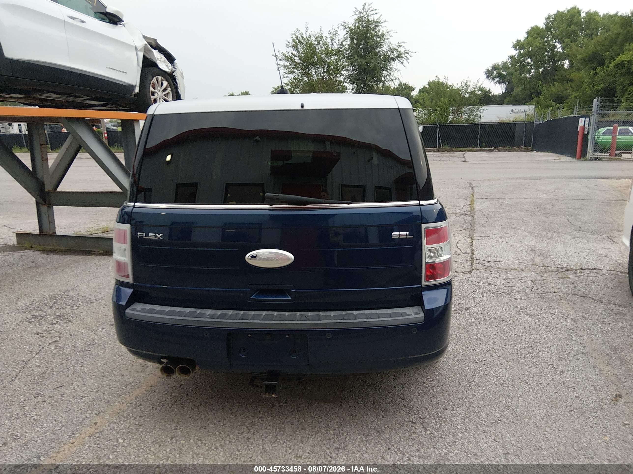 2012 Ford Flex Sel Blue vin: 2FMGK5CC2CBD08748