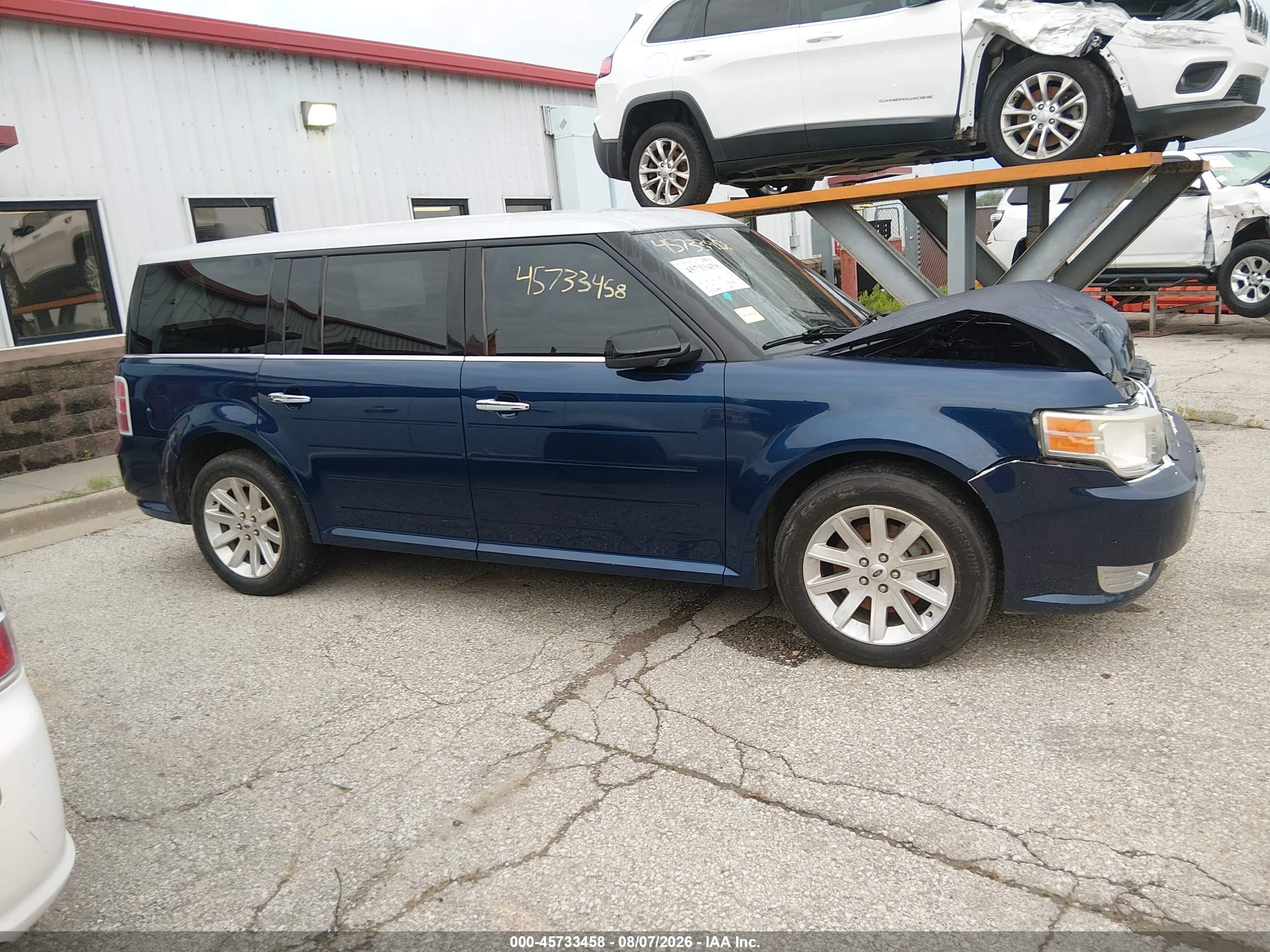 2012 Ford Flex Sel Blue vin: 2FMGK5CC2CBD08748