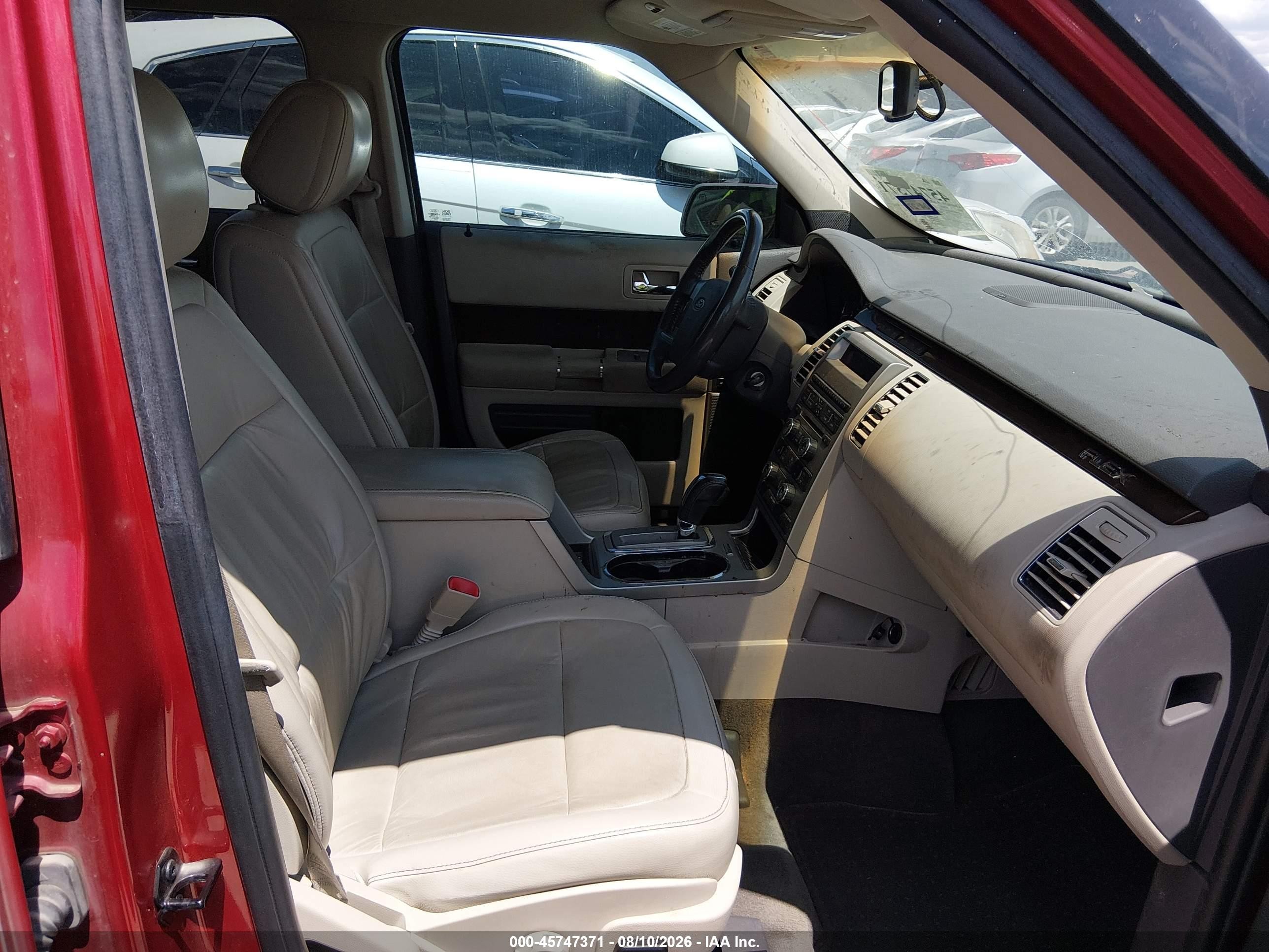 2011 Ford Flex Sel Red vin: 2FMGK5CC3BBD15352