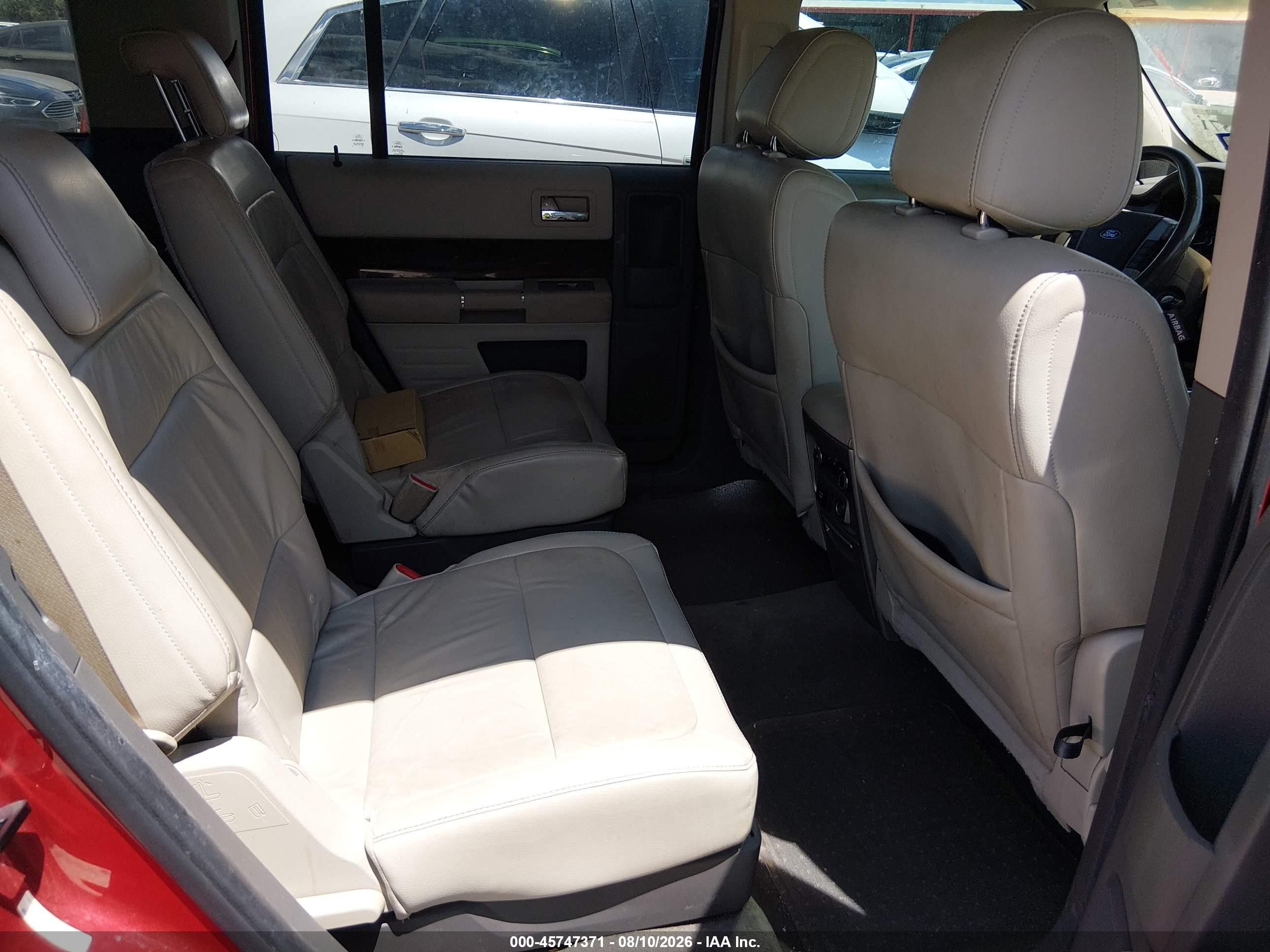 2011 Ford Flex Sel Red vin: 2FMGK5CC3BBD15352