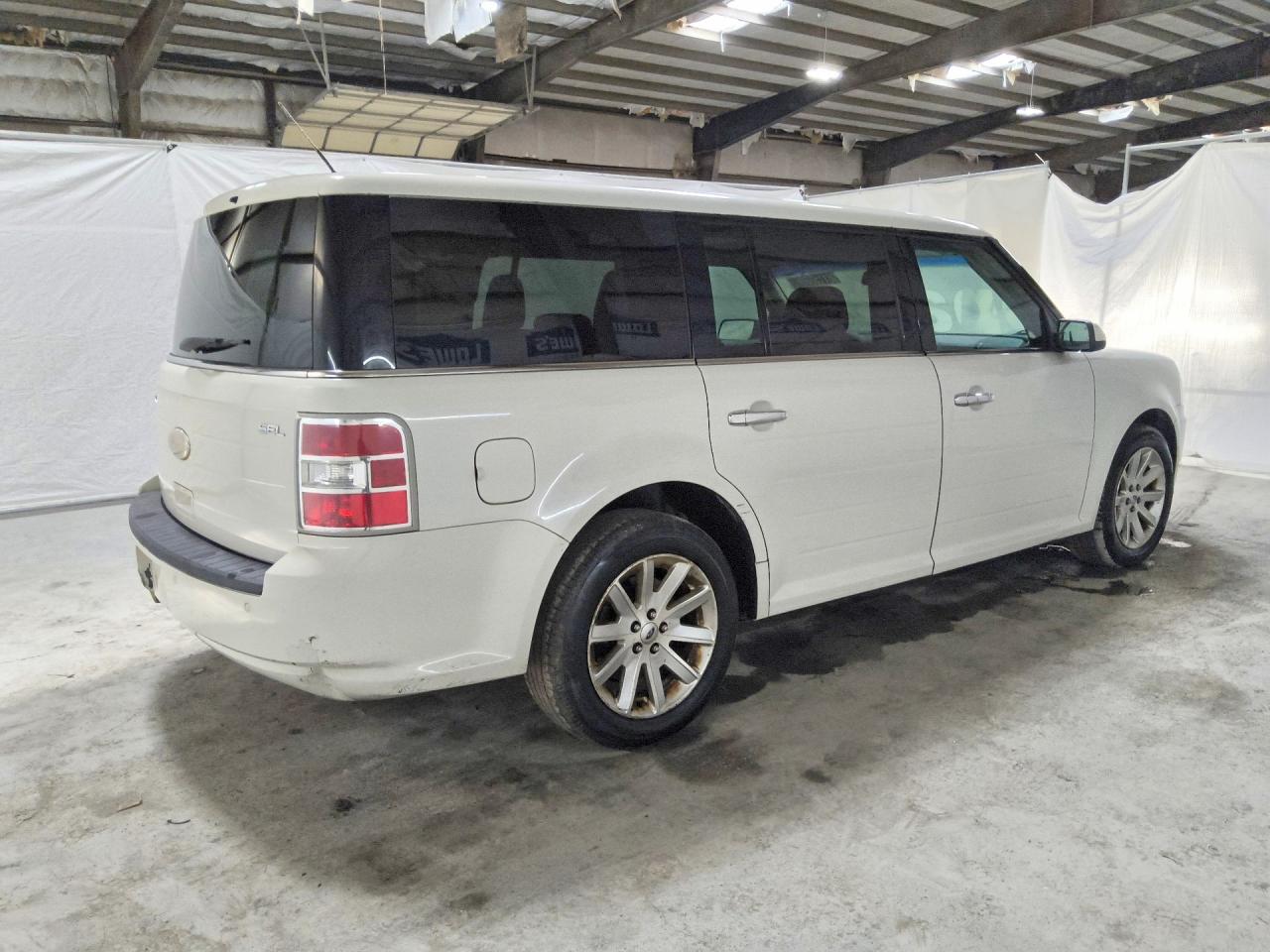 2012 Ford Flex Sel White vin: 2FMGK5CC3CBD21895