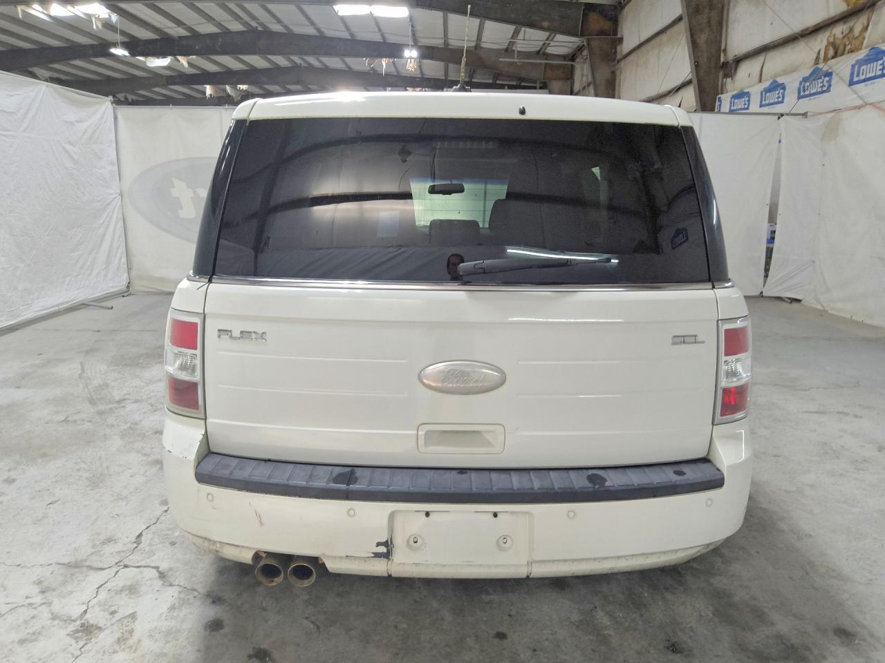 2012 Ford Flex Sel White vin: 2FMGK5CC3CBD21895