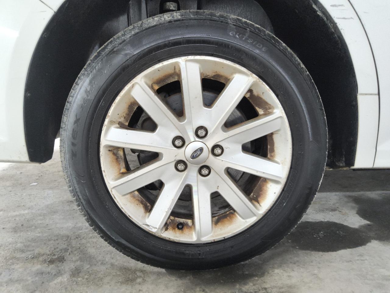 2012 Ford Flex Sel White vin: 2FMGK5CC3CBD21895 Damage: Right Rear Wheel, Curb Rash, > 12 Inches