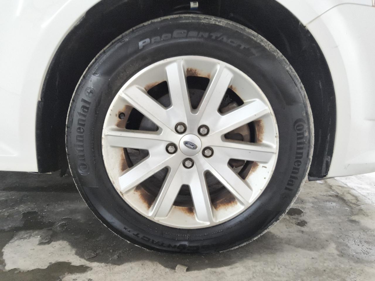 2012 Ford Flex Sel White vin: 2FMGK5CC3CBD21895 Damage: Right Front Wheel, Curb Rash, > 12 Inches