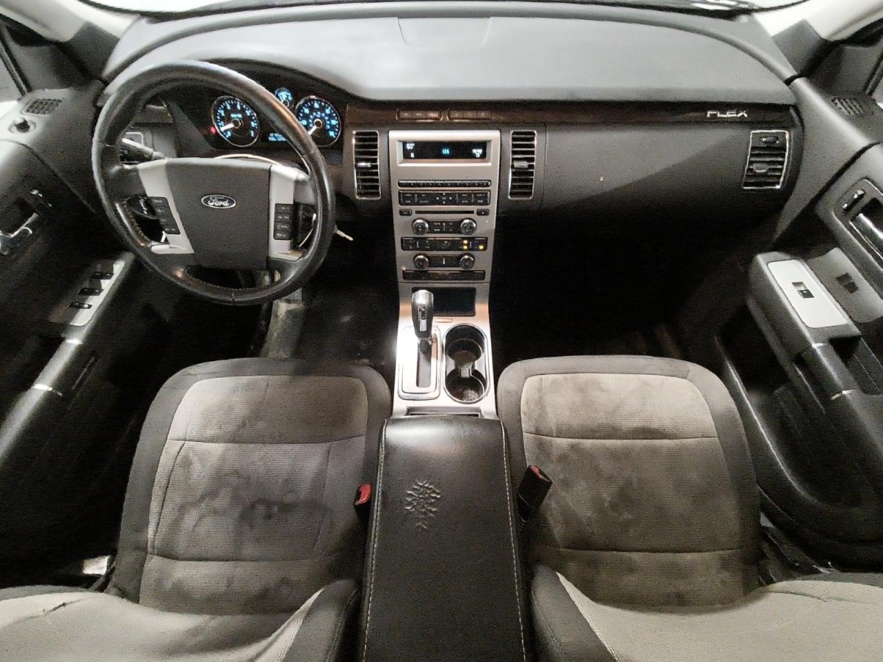 2012 Ford Flex Sel White vin: 2FMGK5CC3CBD21895 Damage: Left Front Seat Cushion, Stained, Permanent