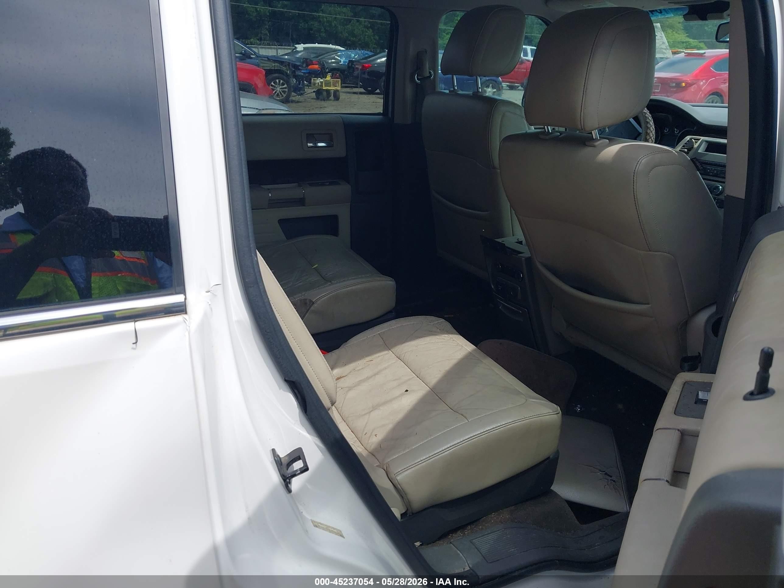 2010 Ford Flex Sel White vin: 2FMGK5CC4ABB06166
