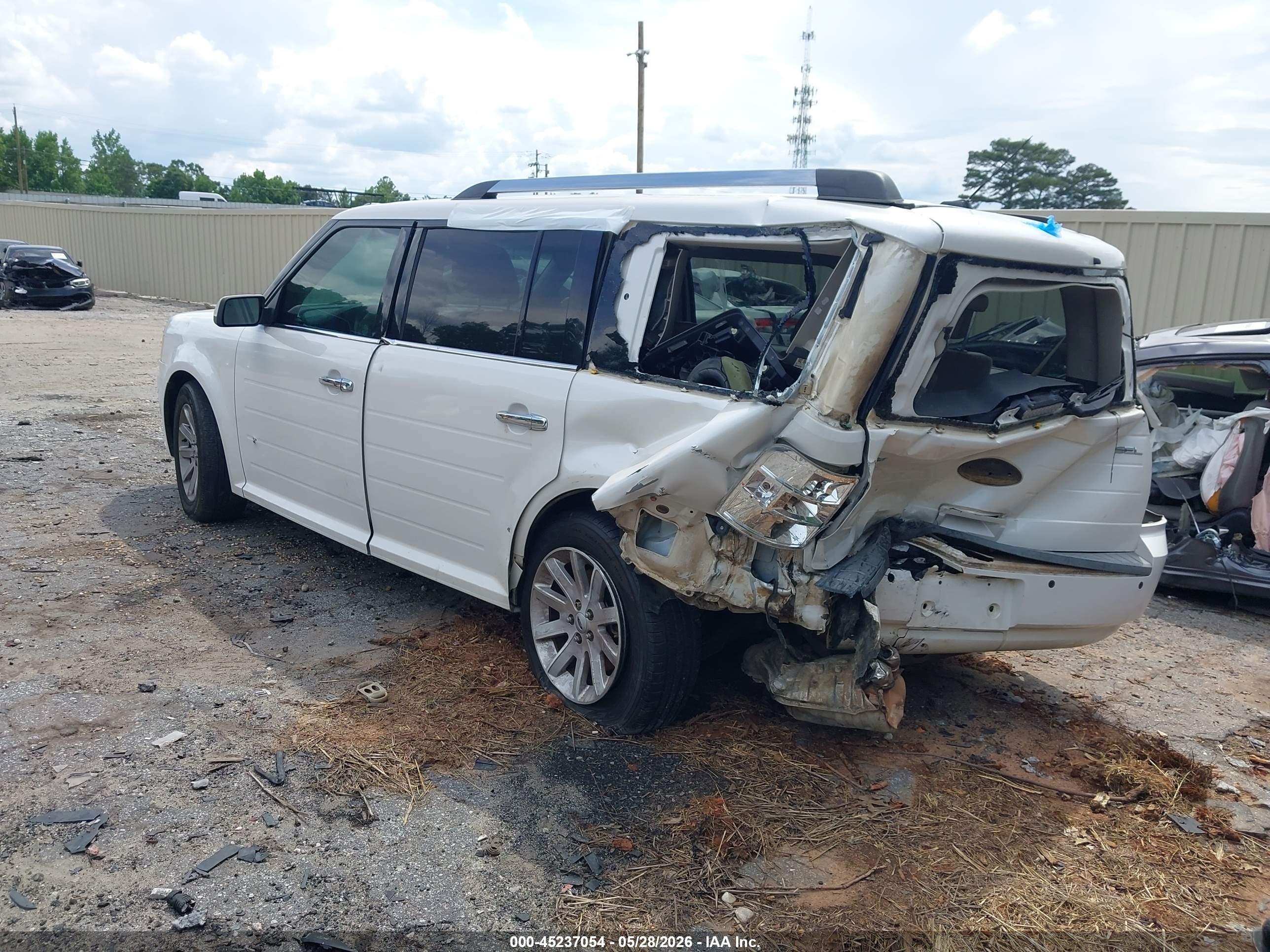 2010 Ford Flex Sel White vin: 2FMGK5CC4ABB06166