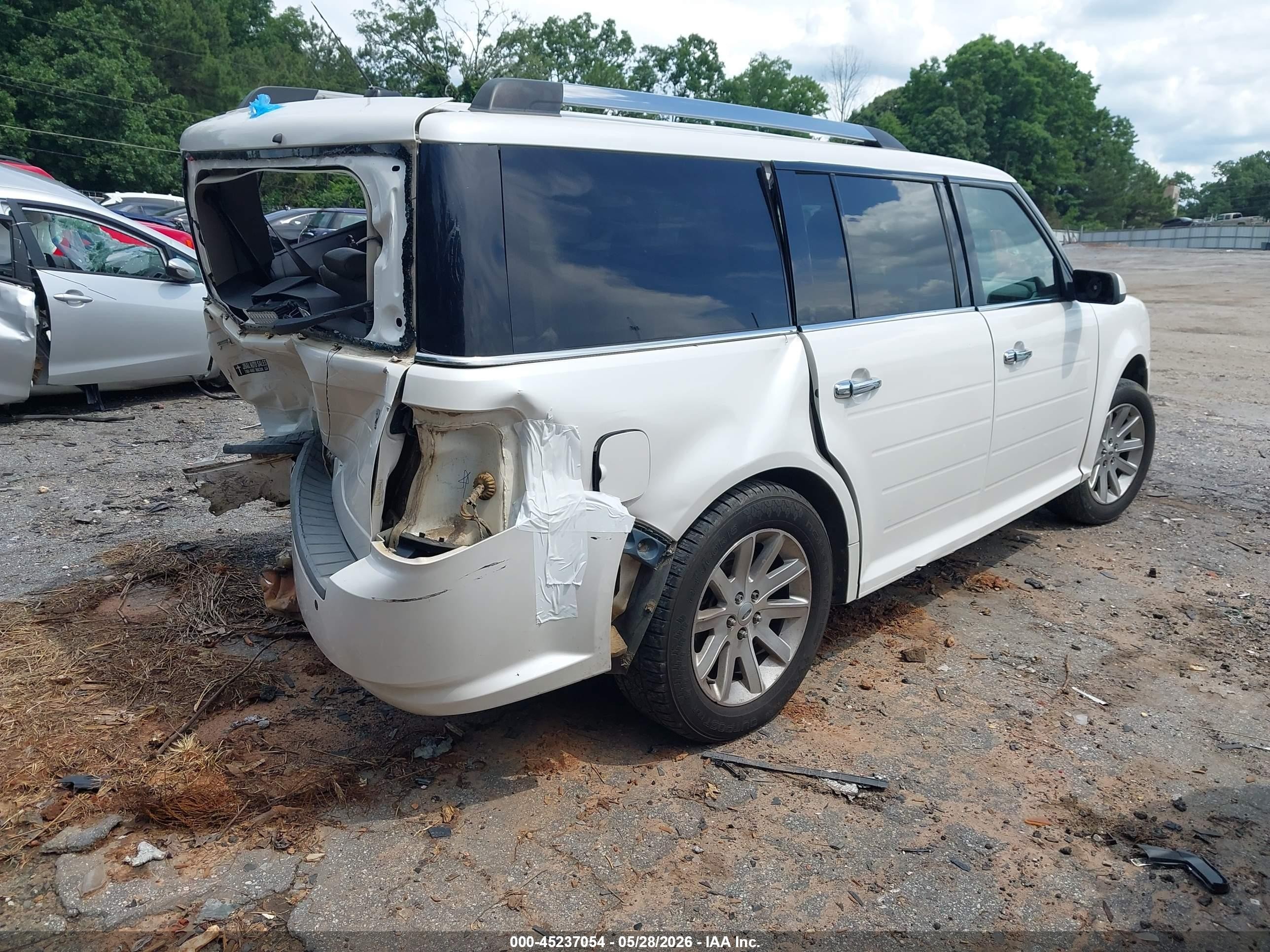 2010 Ford Flex Sel White vin: 2FMGK5CC4ABB06166