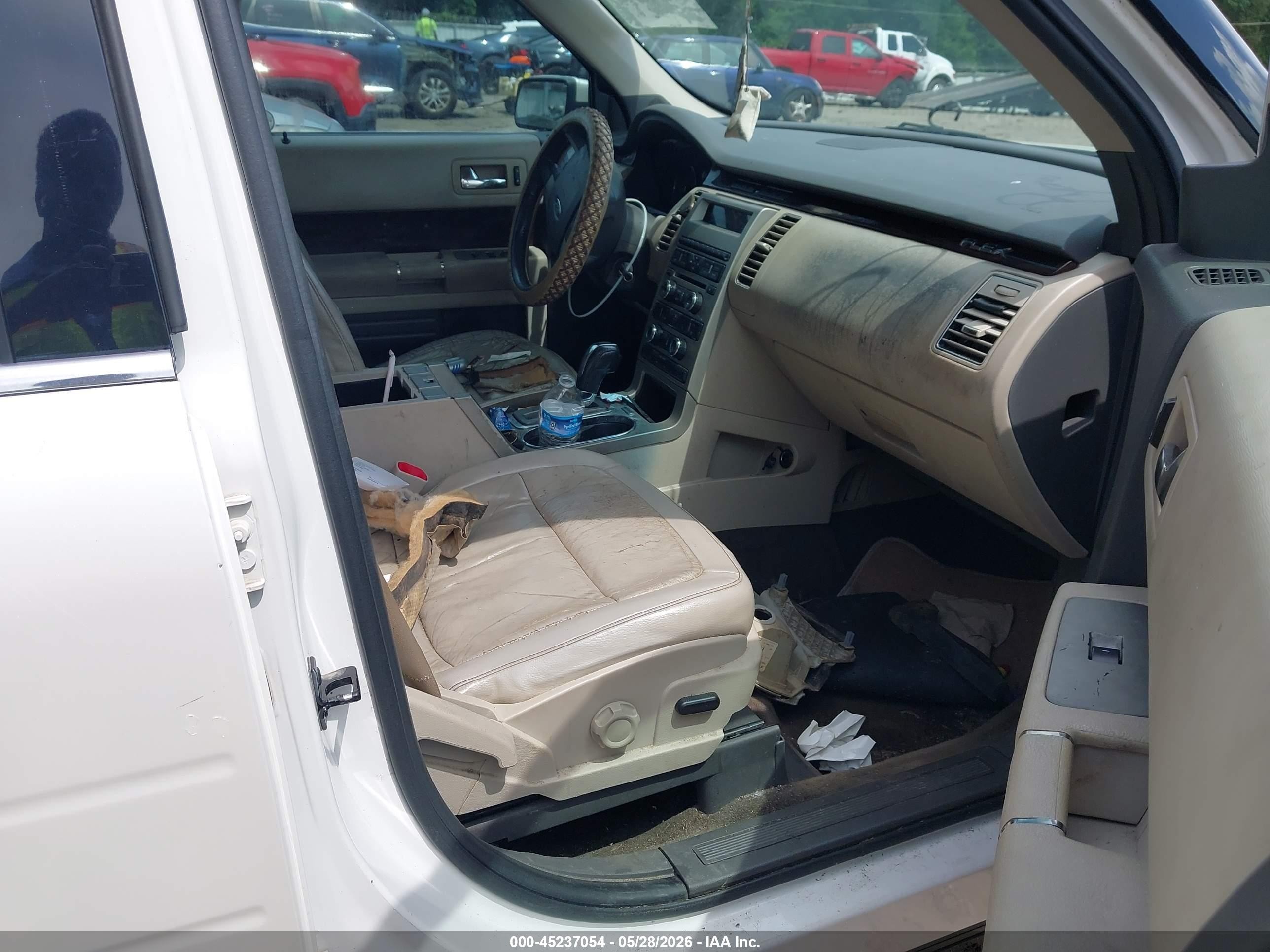 2010 Ford Flex Sel White vin: 2FMGK5CC4ABB06166