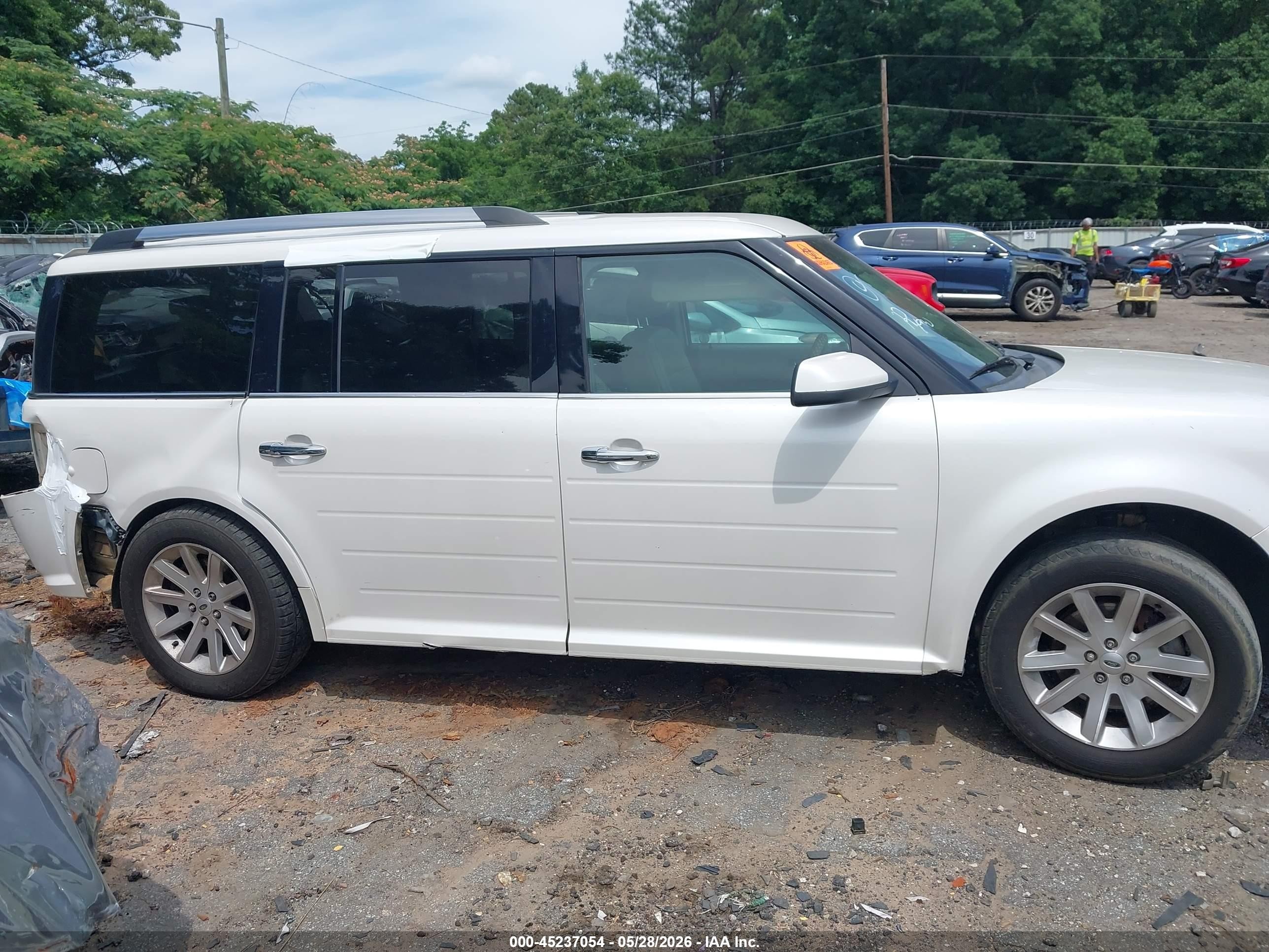 2010 Ford Flex Sel White vin: 2FMGK5CC4ABB06166