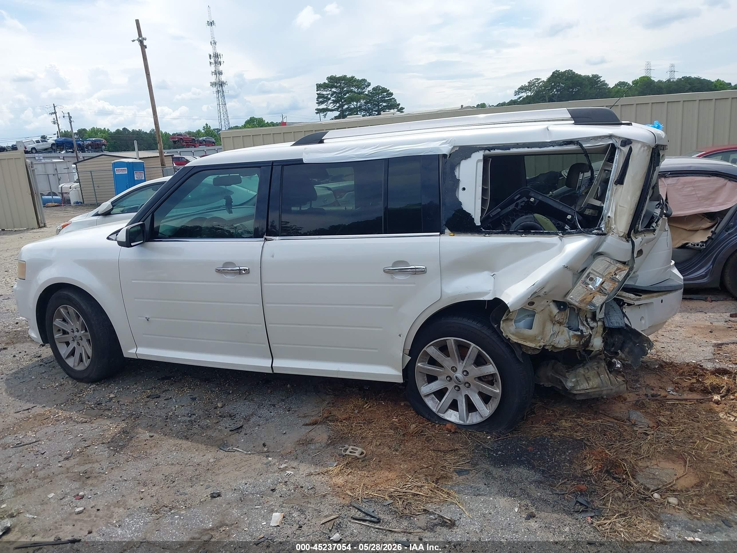2010 Ford Flex Sel White vin: 2FMGK5CC4ABB06166