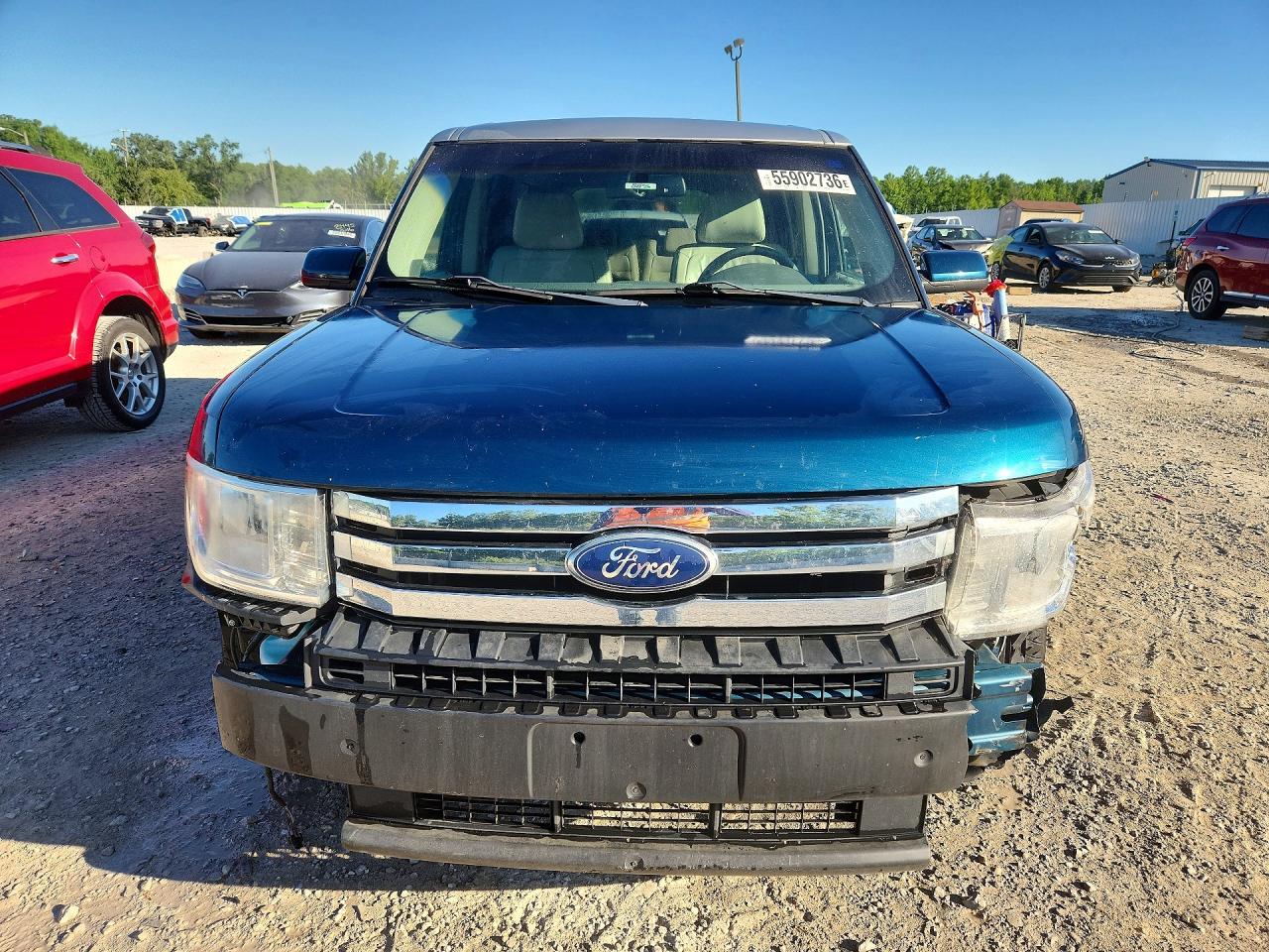 2011 Ford Flex Sel Blue vin: 2FMGK5CC4BBD20382