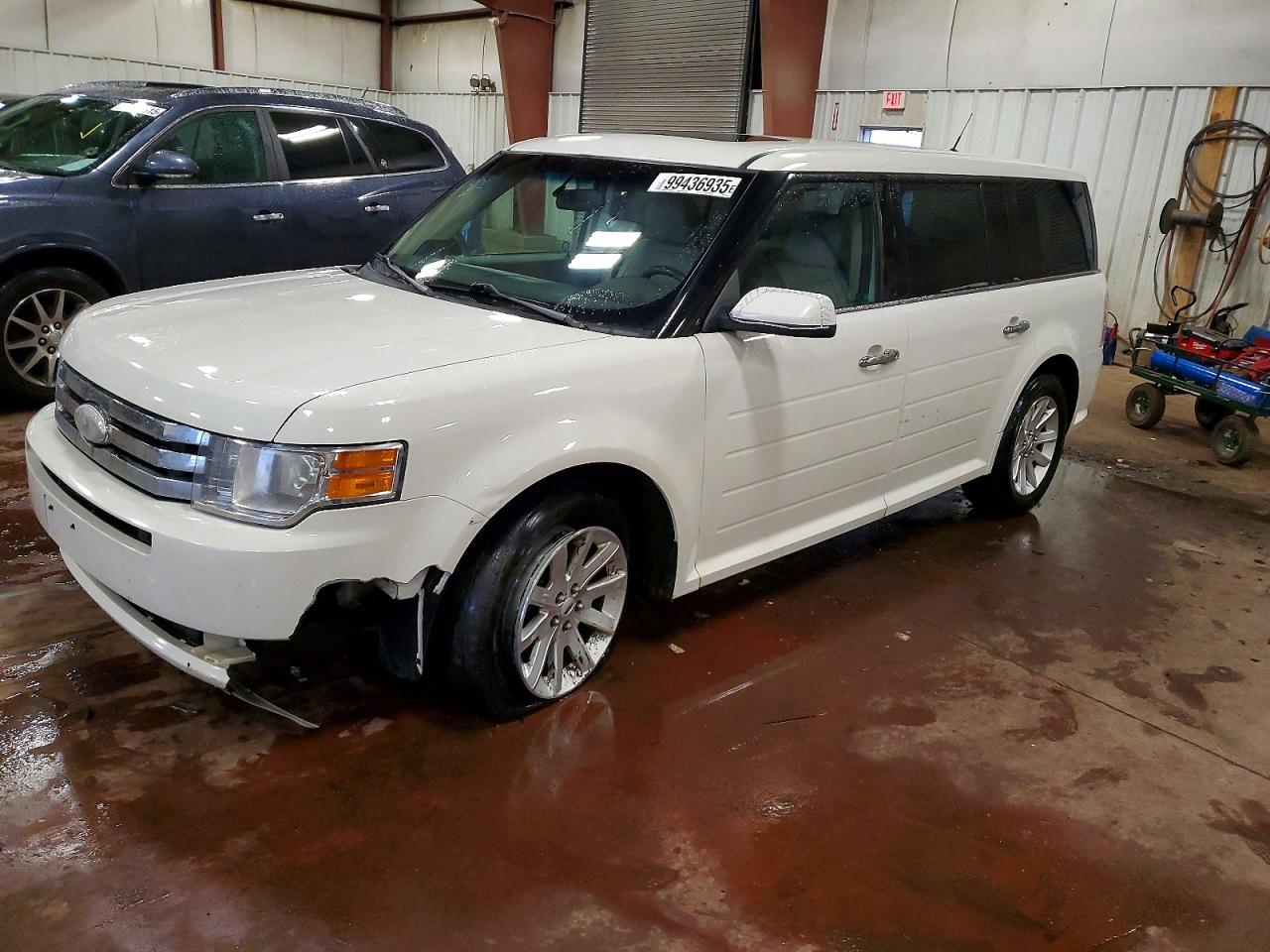 2011 Ford Flex Sel White vin: 2FMGK5CC4BBD34413