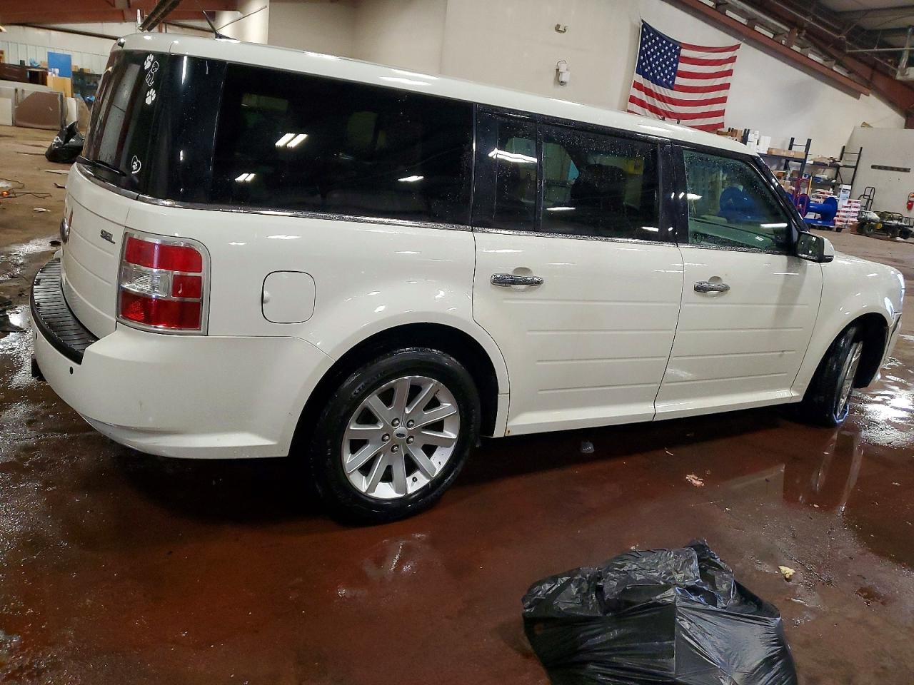 2011 Ford Flex Sel White vin: 2FMGK5CC4BBD34413