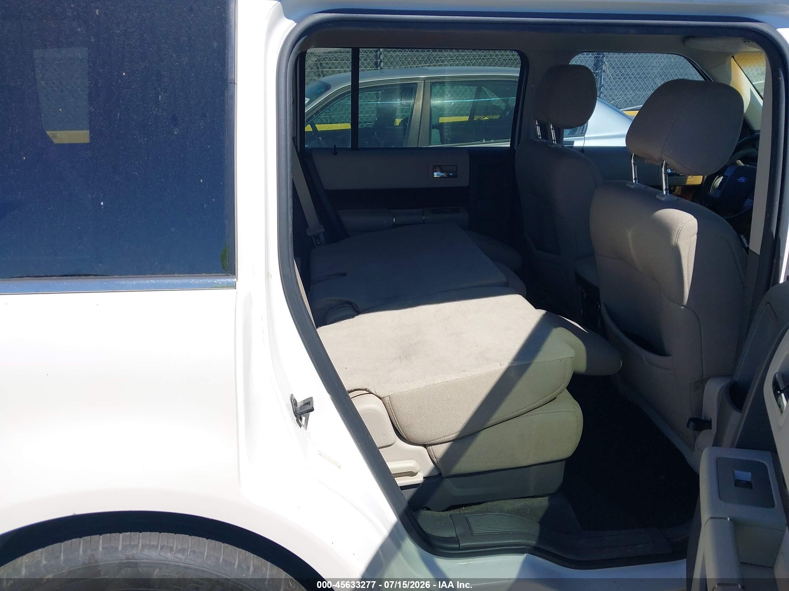 2012 Ford Flex Sel White vin: 2FMGK5CC4CBD03650