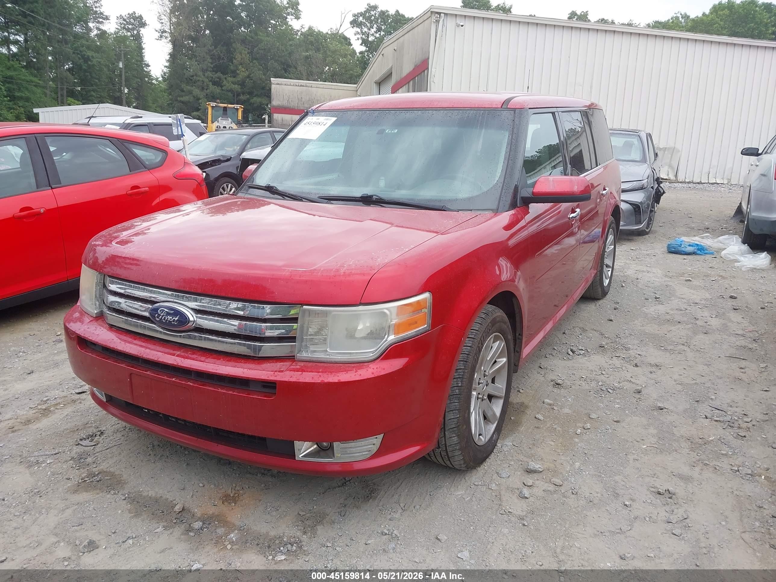 2012 Ford Flex Sel Красный vin: 2FMGK5CC4CBD05138