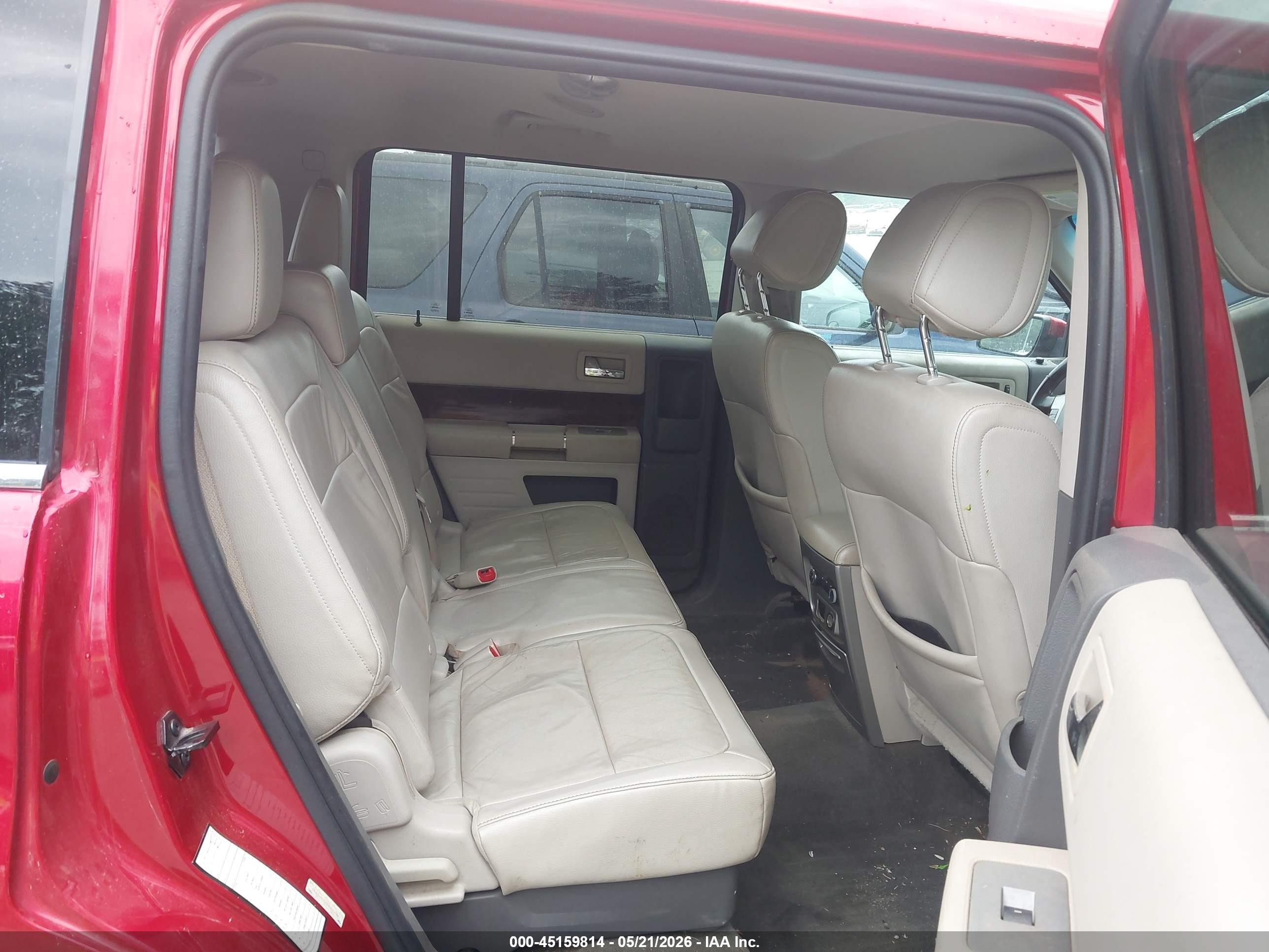 2012 Ford Flex Sel Красный vin: 2FMGK5CC4CBD05138