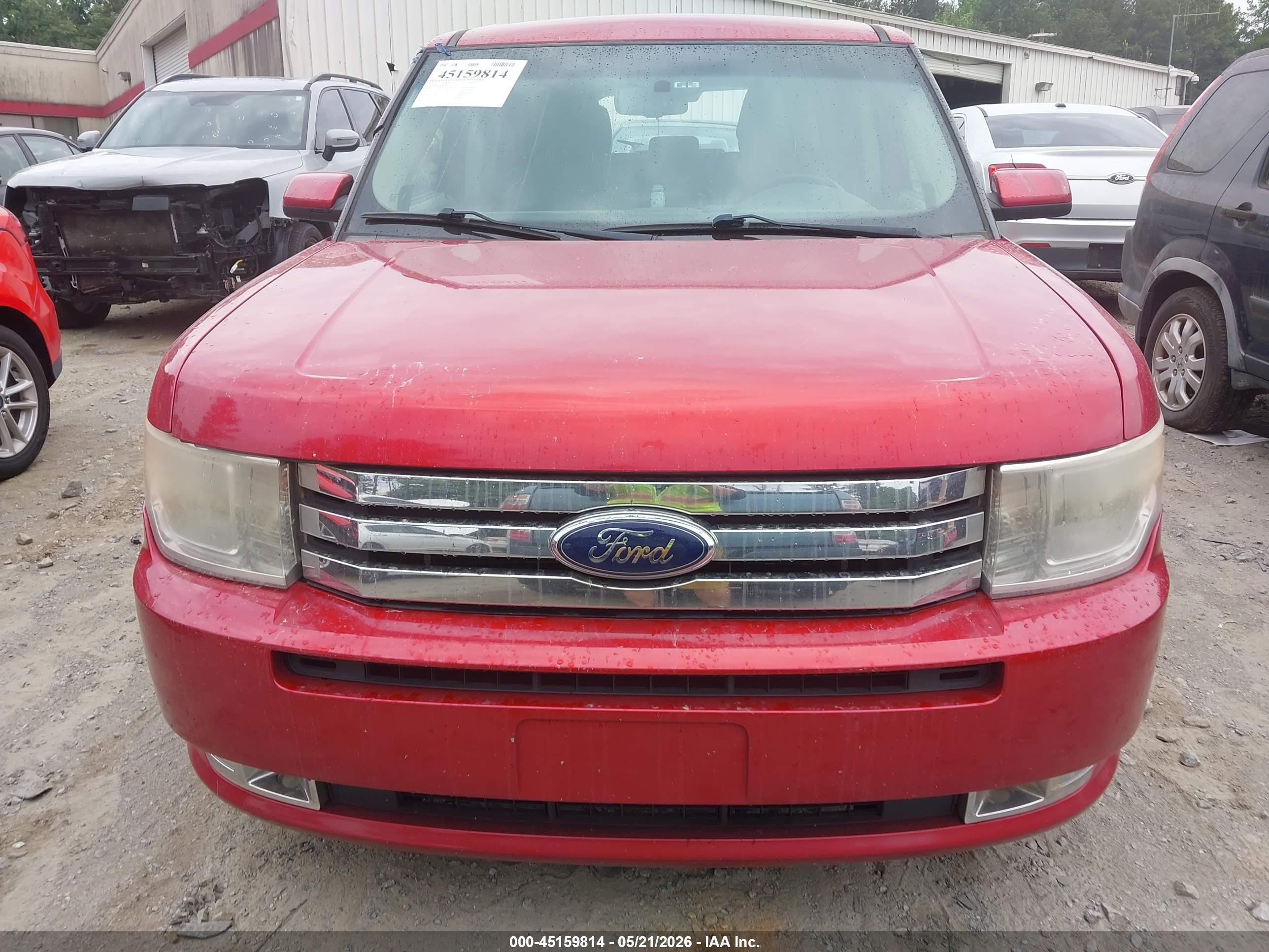 2012 Ford Flex Sel Красный vin: 2FMGK5CC4CBD05138