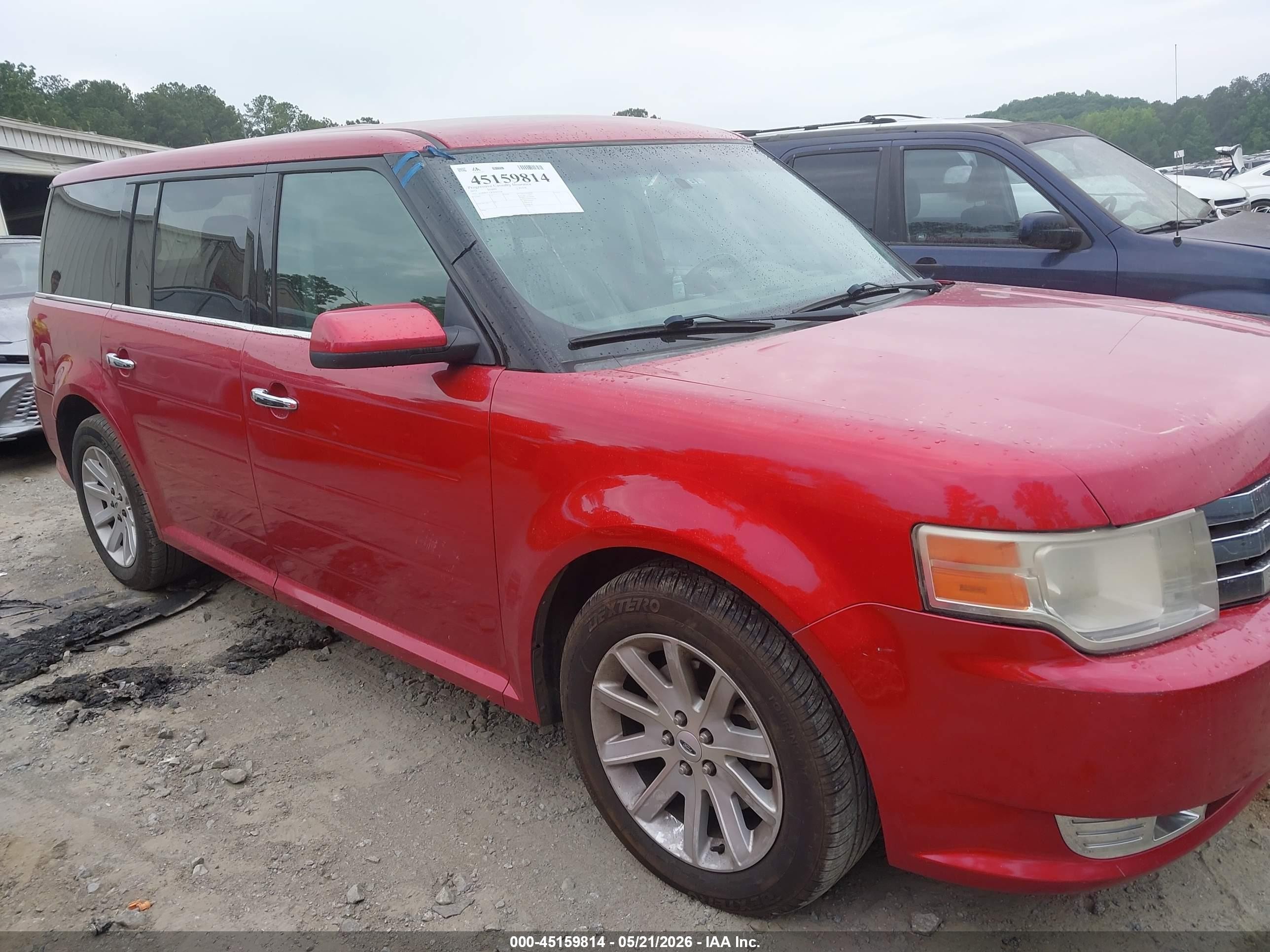 2012 Ford Flex Sel Красный vin: 2FMGK5CC4CBD05138